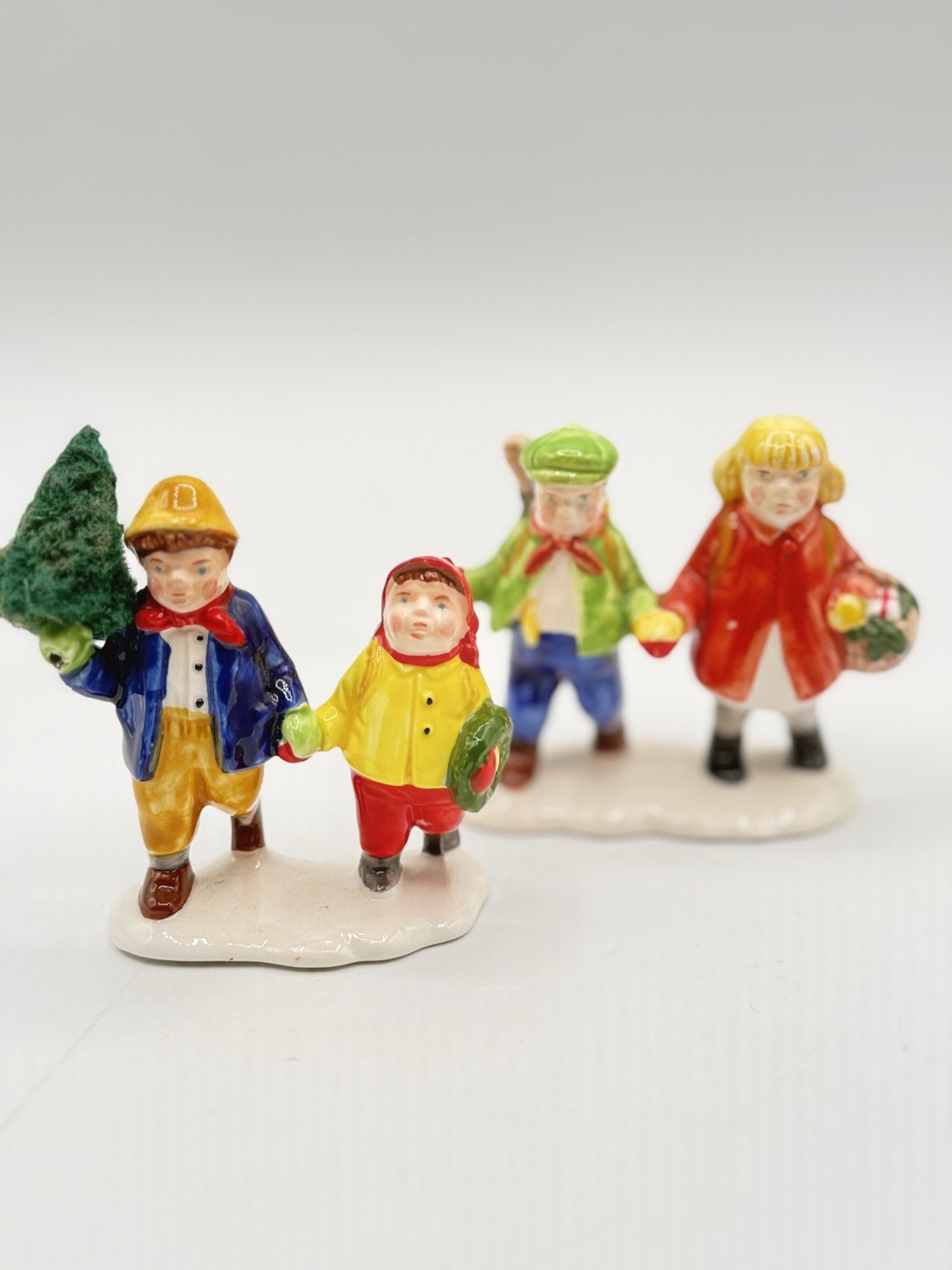 DEPARTMENT 56 SNOW VILLAGE “THROUGH THE WOODS” SET OF 2 #5172-1 IN ORIGINAL BOX