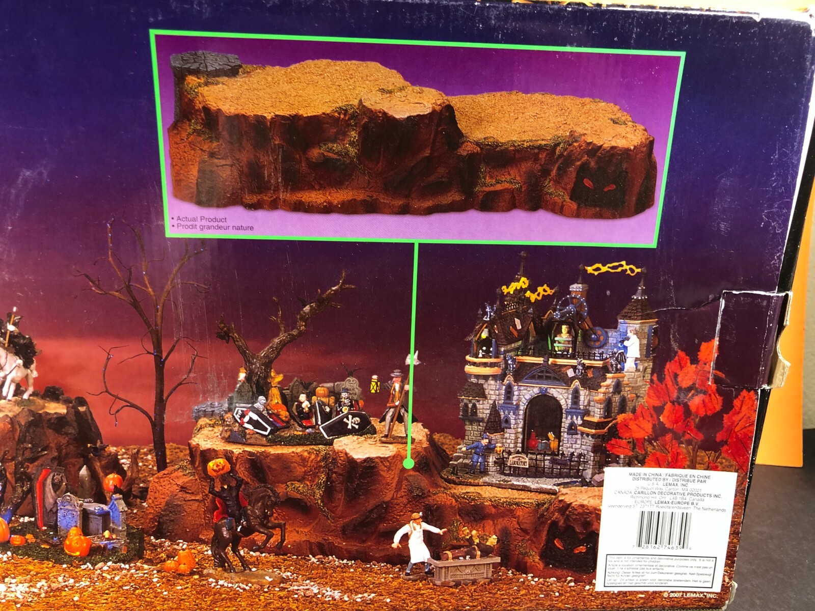 Lemax Halloween TWO TIER DISPLAY PLATFORM LARGE 74639 w/ box