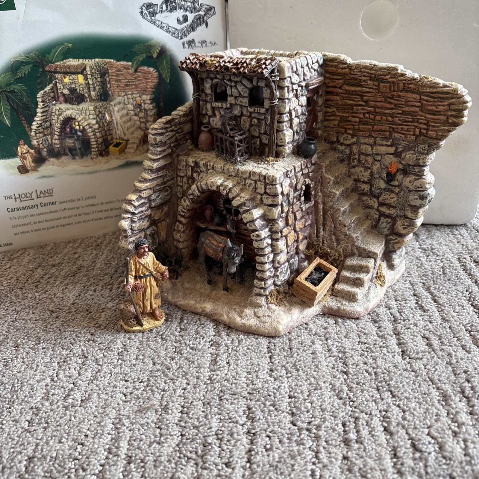Dept 56 Retired Vintage Little Town of Bethlehem “Caravansary Corner” #59806