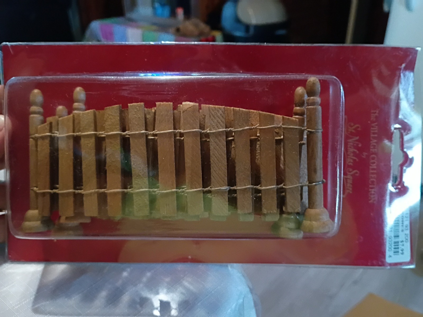 St. Nicholas Square Christmas Village Wooden Fence Wood Picket Posts 2″ x 33″