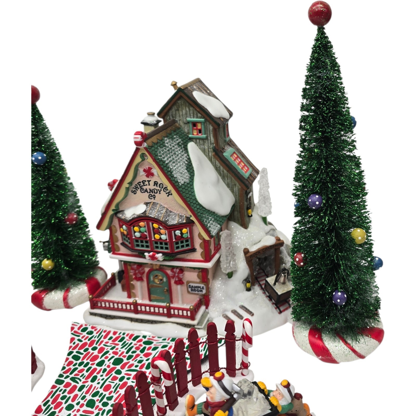 Department 56 North Pole Series Gift Set #56725 Sweet Rock Candy Co. Village