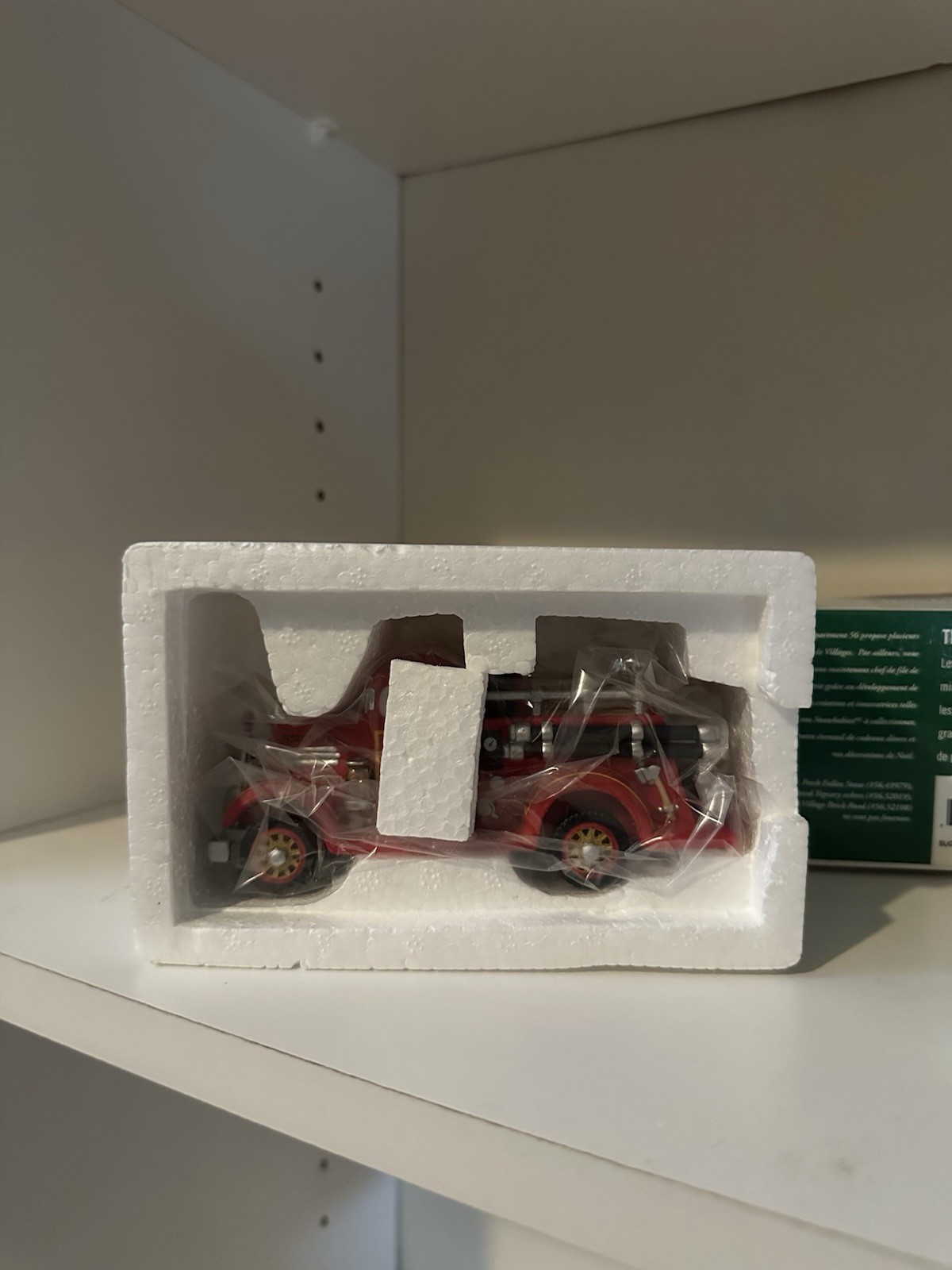 Department 56 Christmas in the City 1937 Pirsch Pumper Fire Truck Ceramic Red