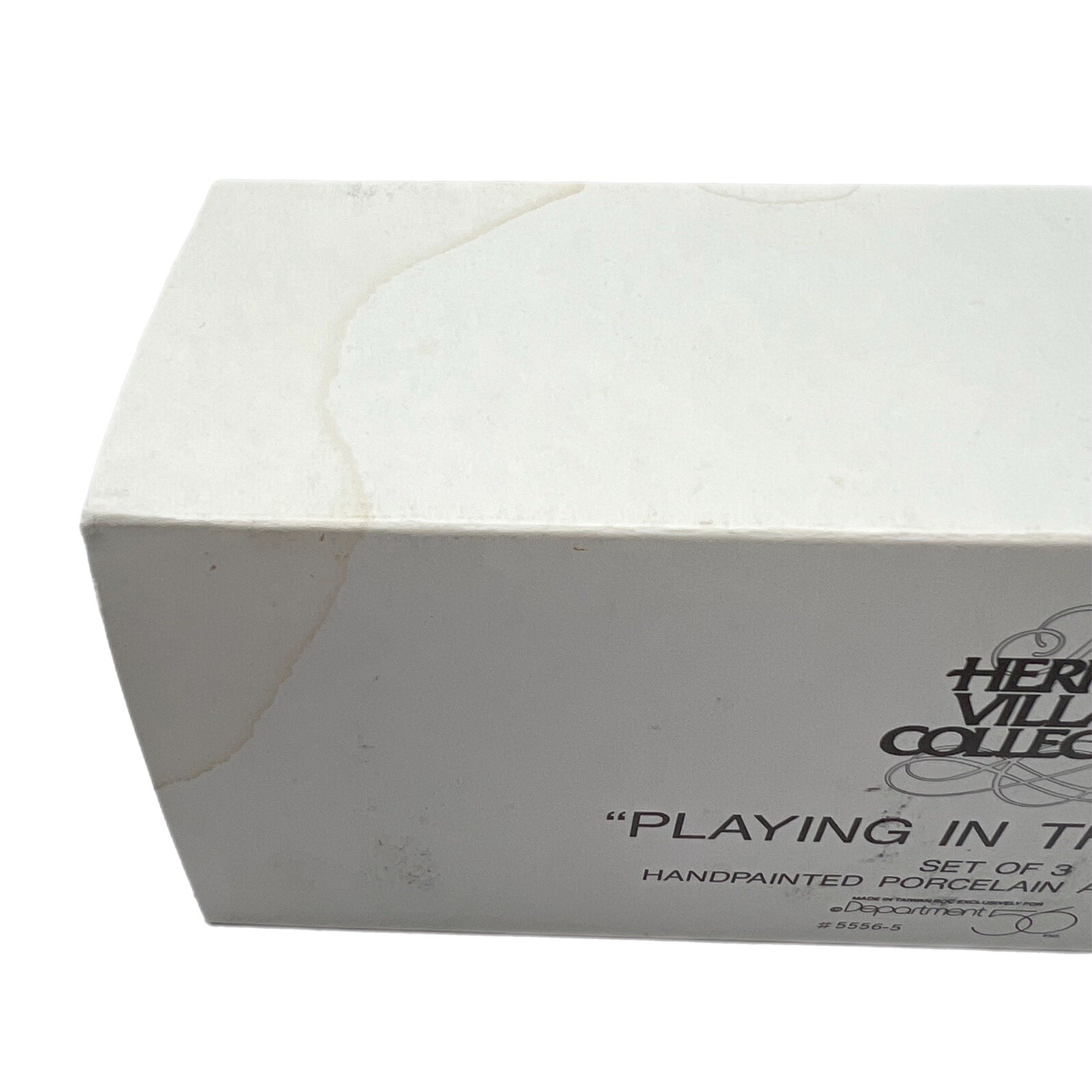 Dept 56 Heritage Village “Playing in the Snow” Set of 3 L2