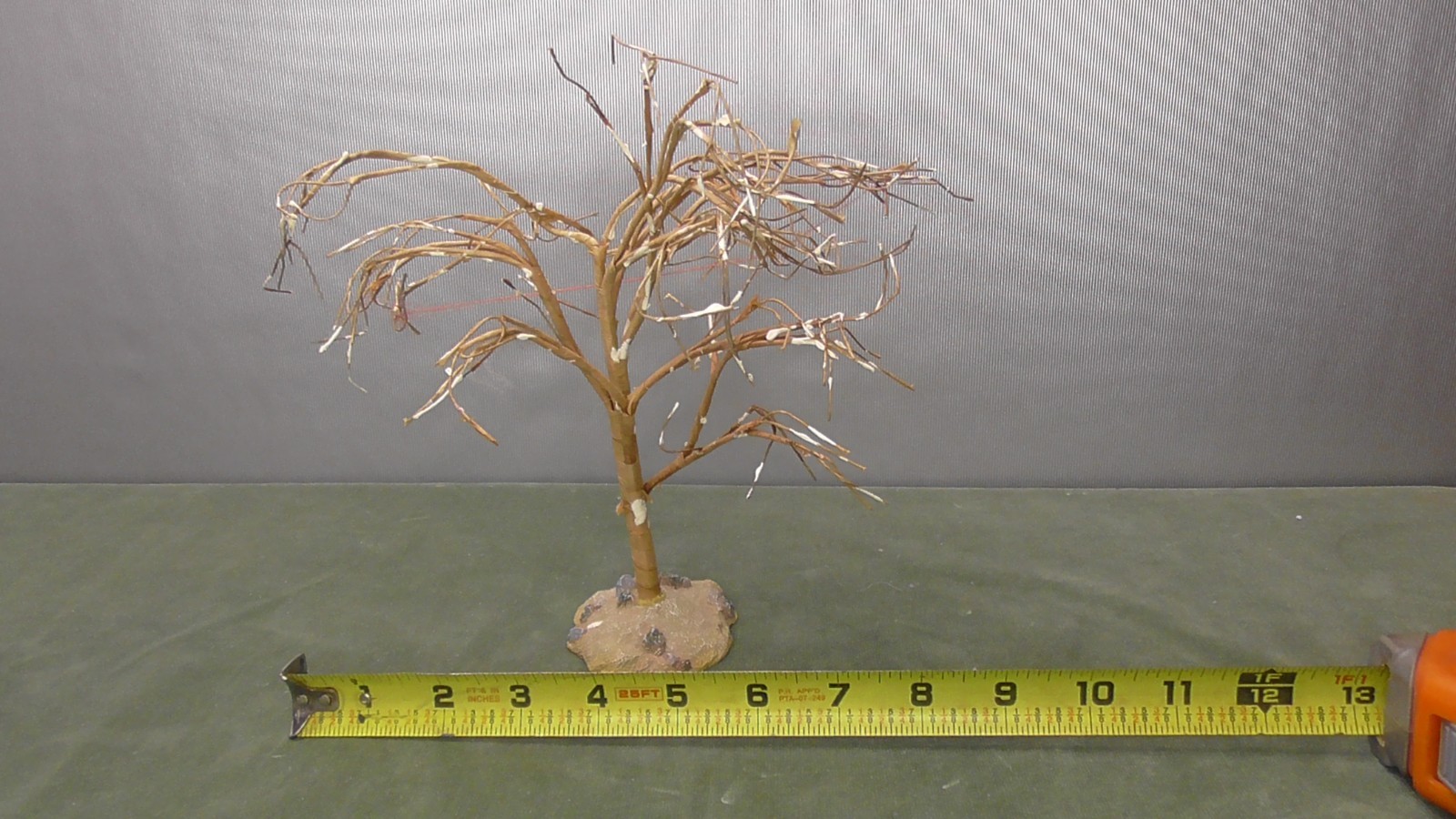 Village Landscapes Large Fall Tree No Leaves Brown 8”