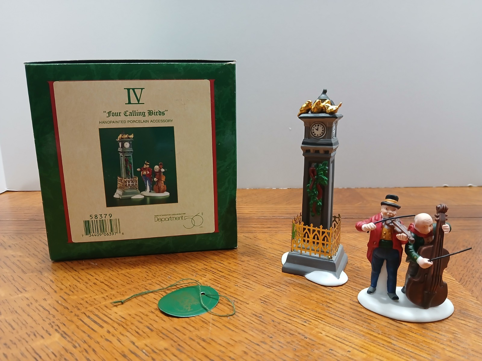 12 Days Of Christmas 4 Calling Birds Dickens Village Department 56 Figurines