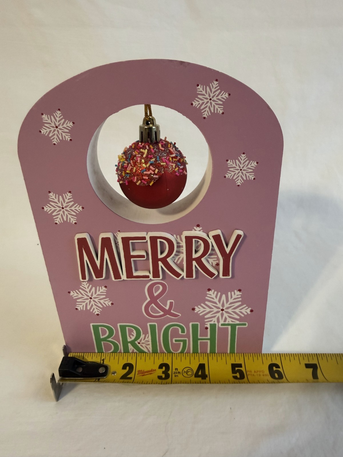 Ashland Christmas Noel Sprinkle Shop Merry & Bright Table Top Decoration
