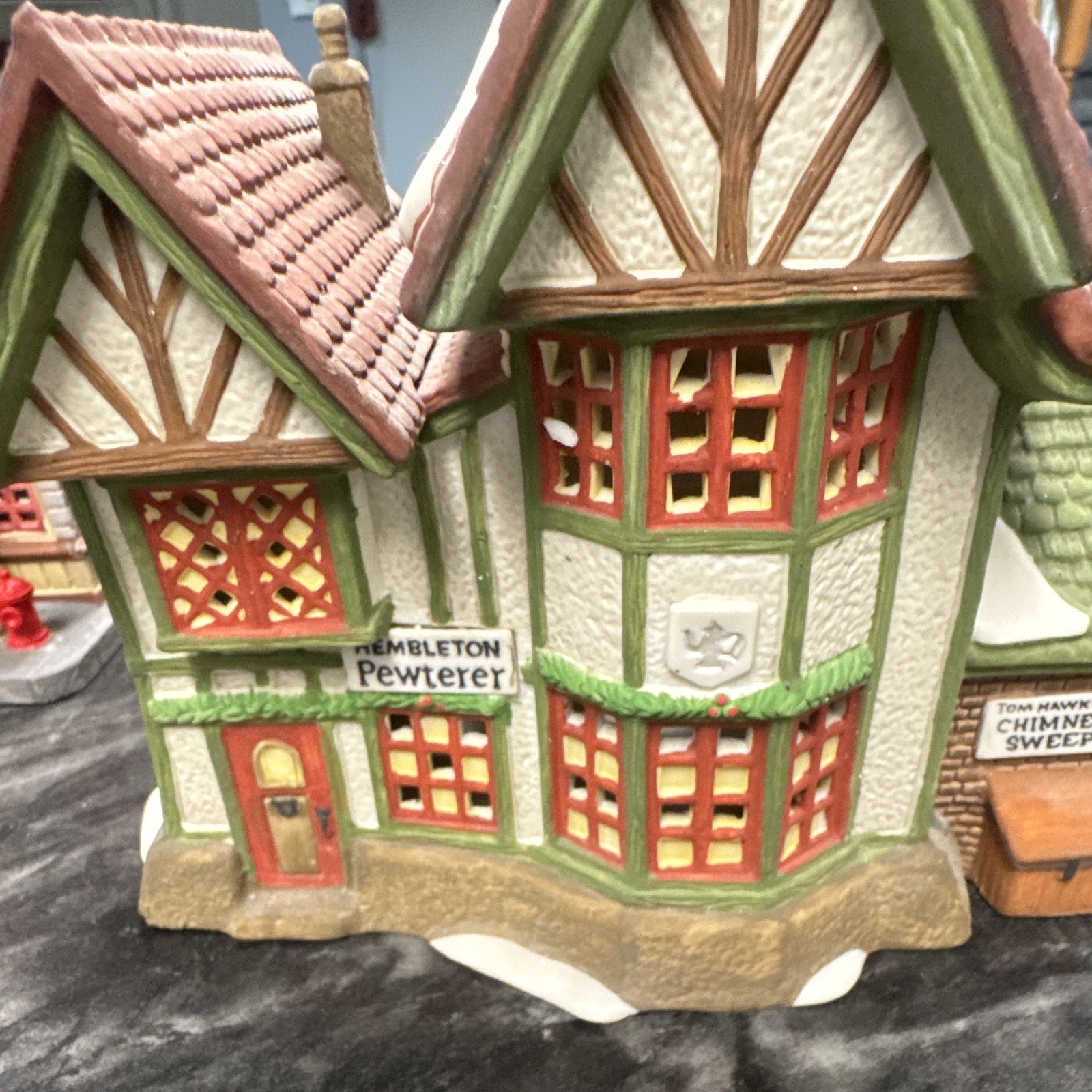 Department 56 Dickens Village Hembleton Pewterer Ceramic Building Victorian 1992