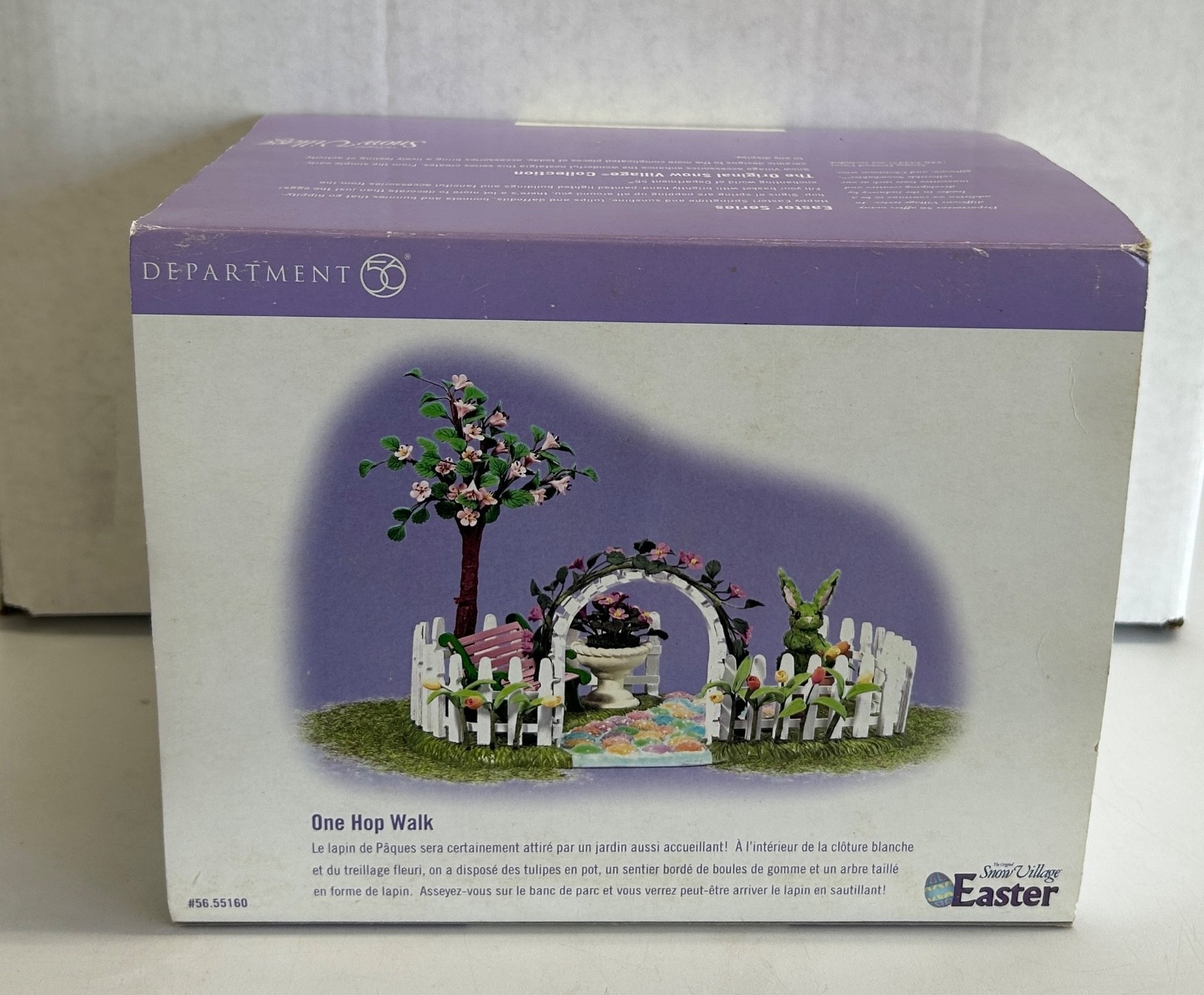 Dept. 56 Original Snow Village Easter Series “One Hop Walk” Accessory #55160
