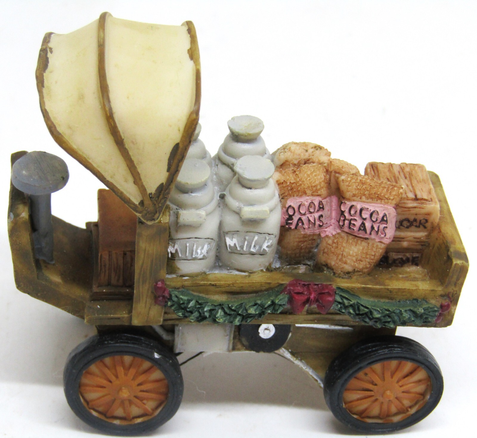 Vintage 2001, Hershey’s Holiday Village, Delivery Cart” Figurine. *Cart Only*