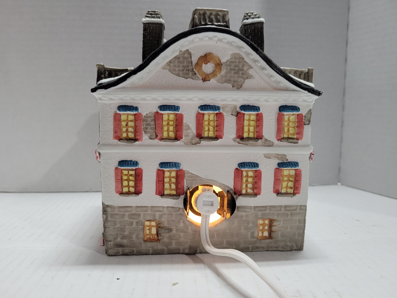 Lemax Dickensvale Collectibles Porcelain Lighted House – G.W. PRUDEN & CO – 1993