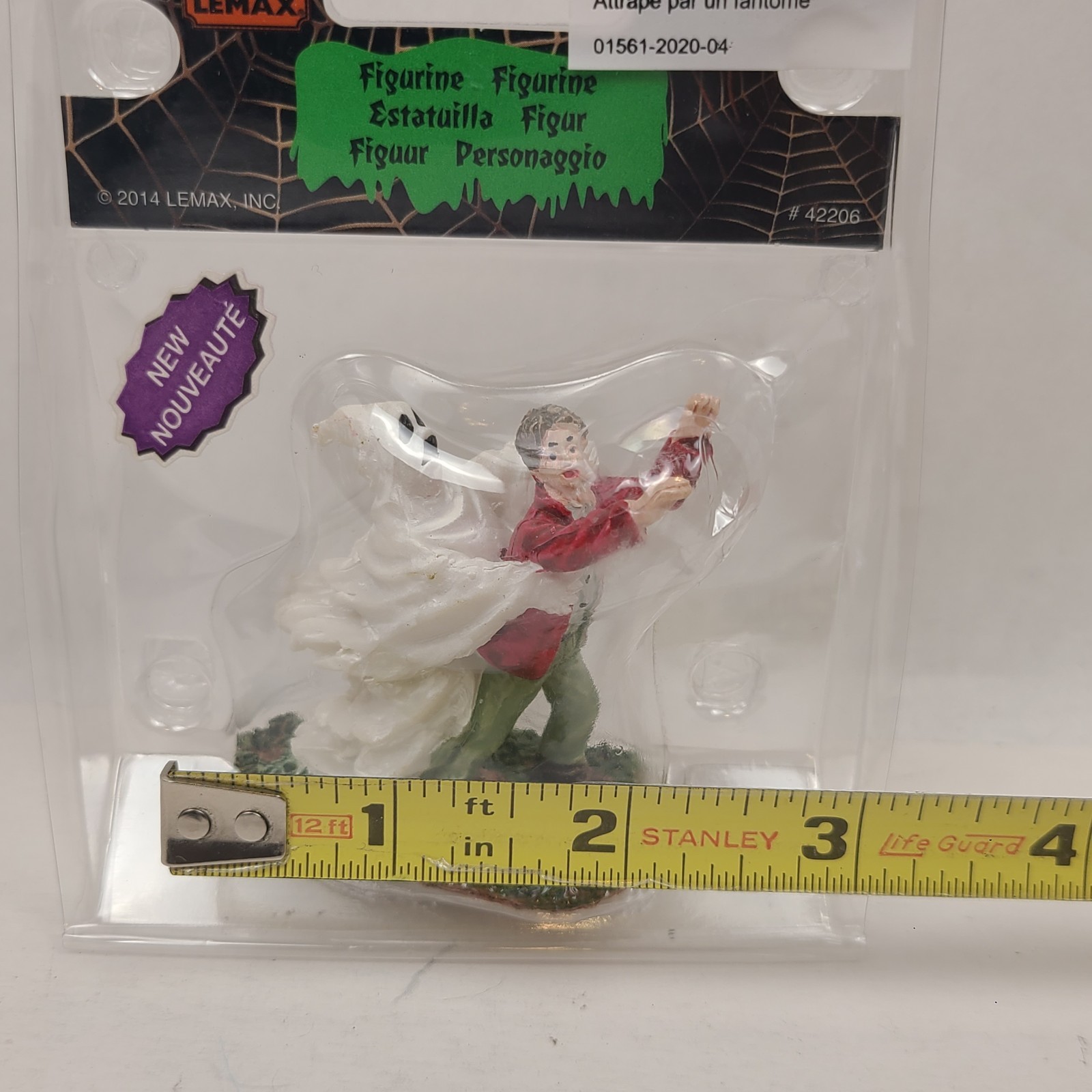 Lemax Spooky Town Ghost Grasps Victim Figurine 42206 Halloween Decor Figure 2014