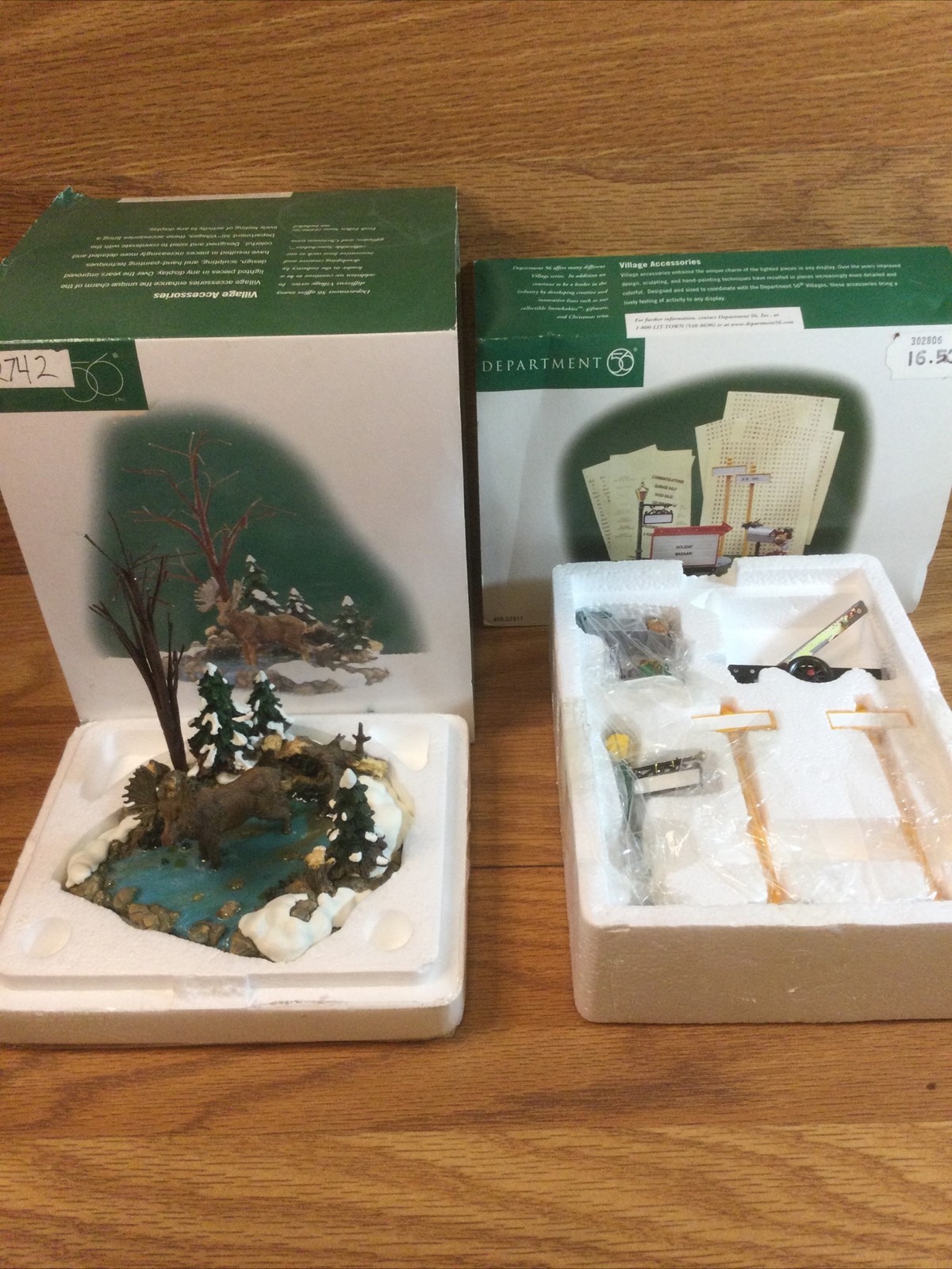 Department Dept 56 Village Accessories Moose in the Marsh&Village Accessories