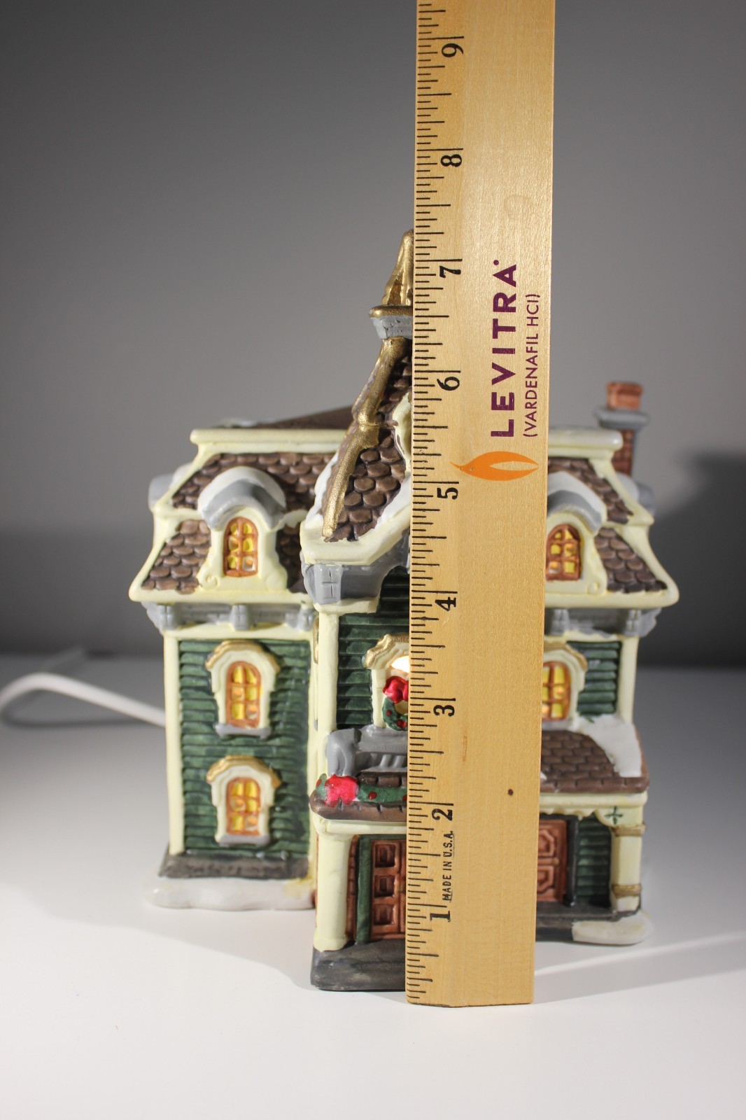 Lot of 2 Winter Valley Villages Porcelain Lighted Houses