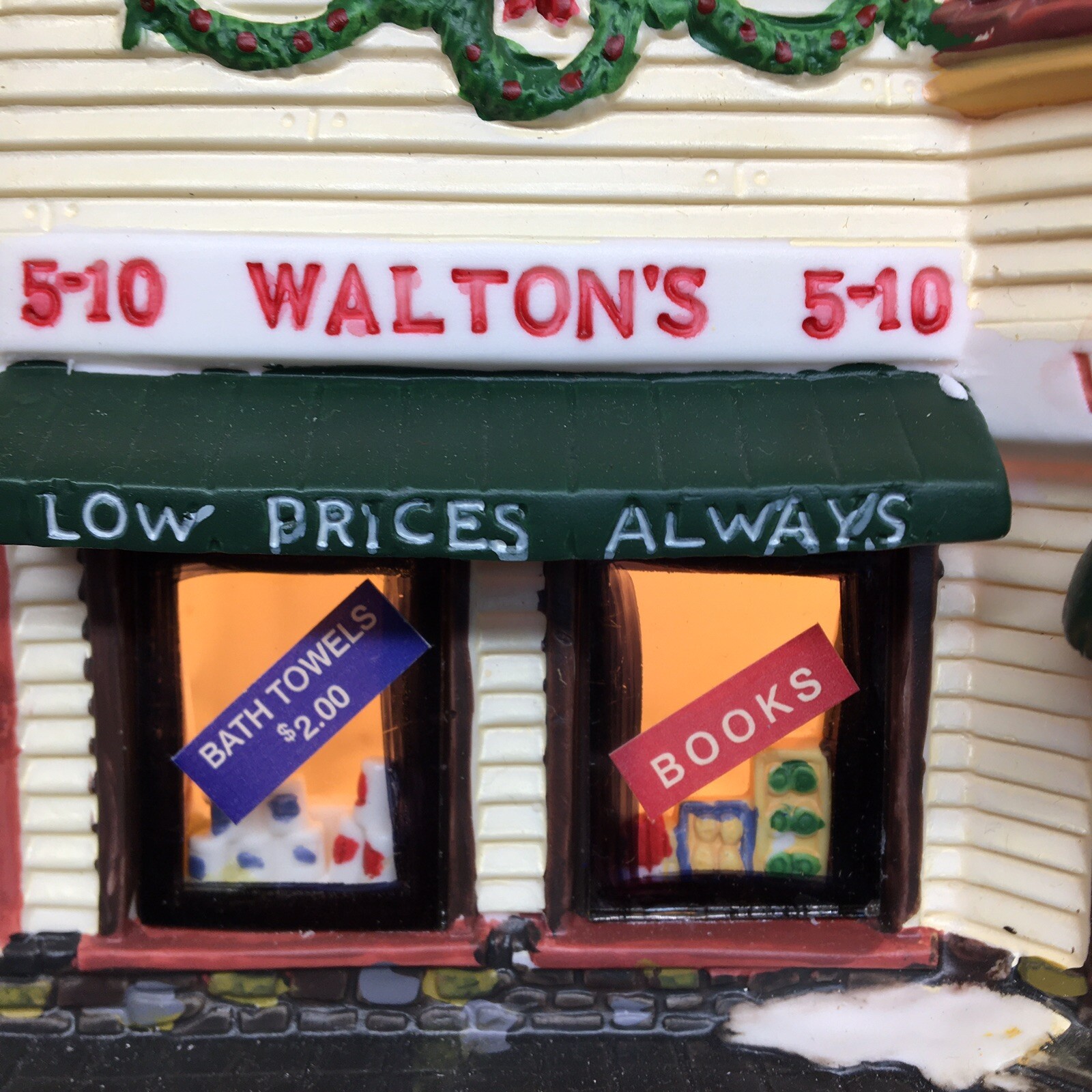 Holiday Time Walton’s 5&10 Collectors Edition Lighted House -Read Description