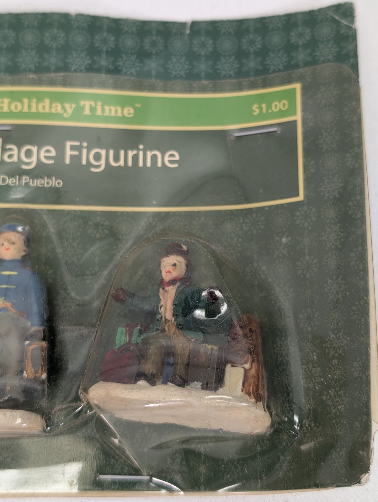 Holiday Time Village Figurine Set Christmas Decor Vintage People Display New in