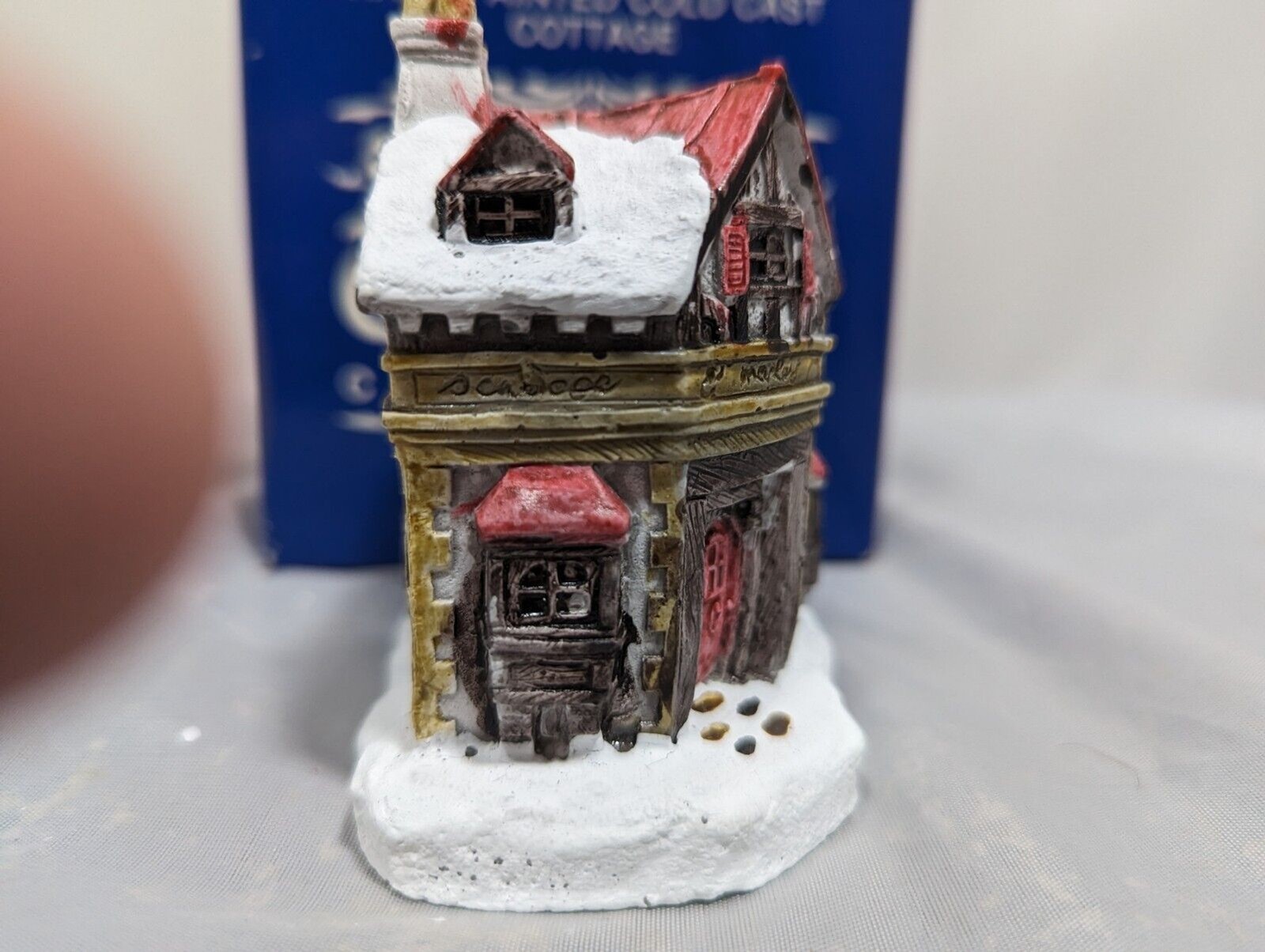A Dickens Christmas Collection Scrooge Counting House 1988 RSVP Cast Cottage