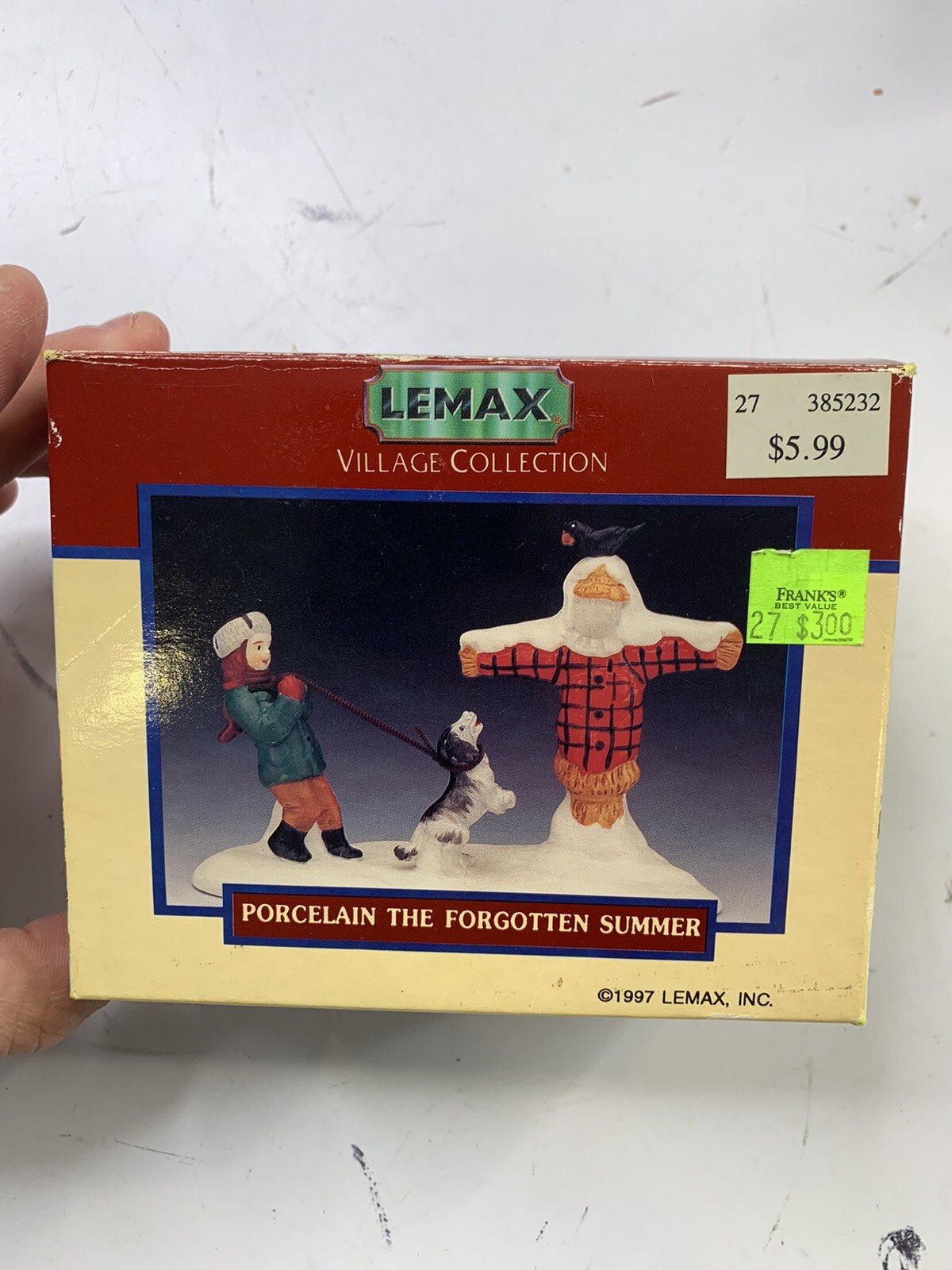 Lemax Porcelain The Forgotten Summer 1997 Christmas Village Figurine RARE