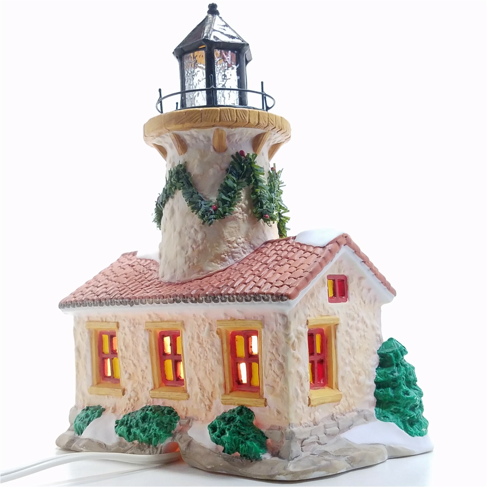 Seasonal Specialties Co 1998 The Stucco Lighthouse Retired #T03242 High Quality