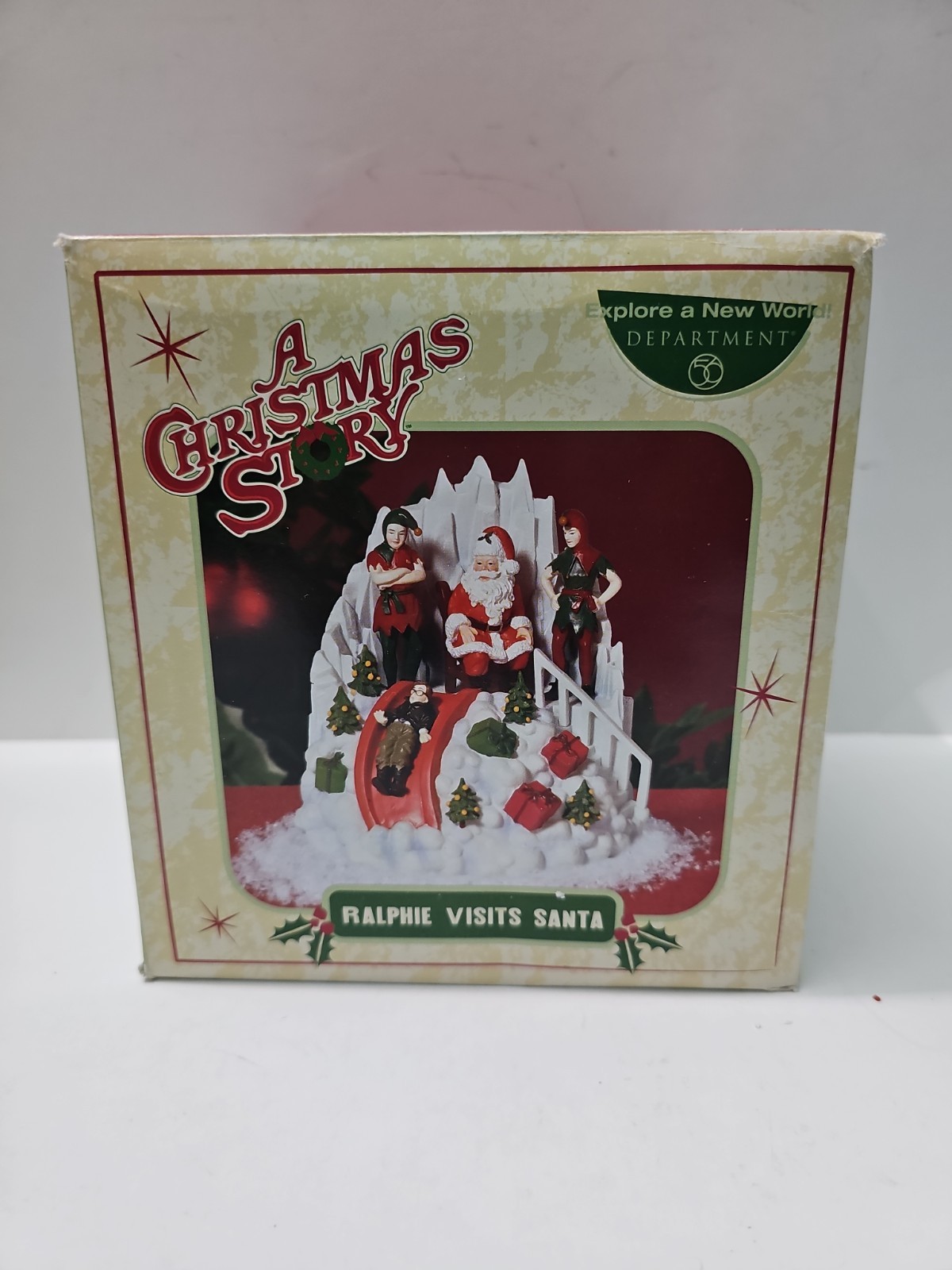 Department 56 A Christmas Story Ralphie Visits Santa Retired And Rear