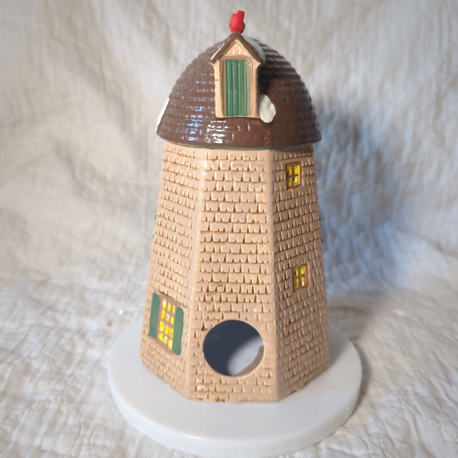 Dept 56 Snow Village 1988 Home Sweet Home House and Windmill – Missing Blades