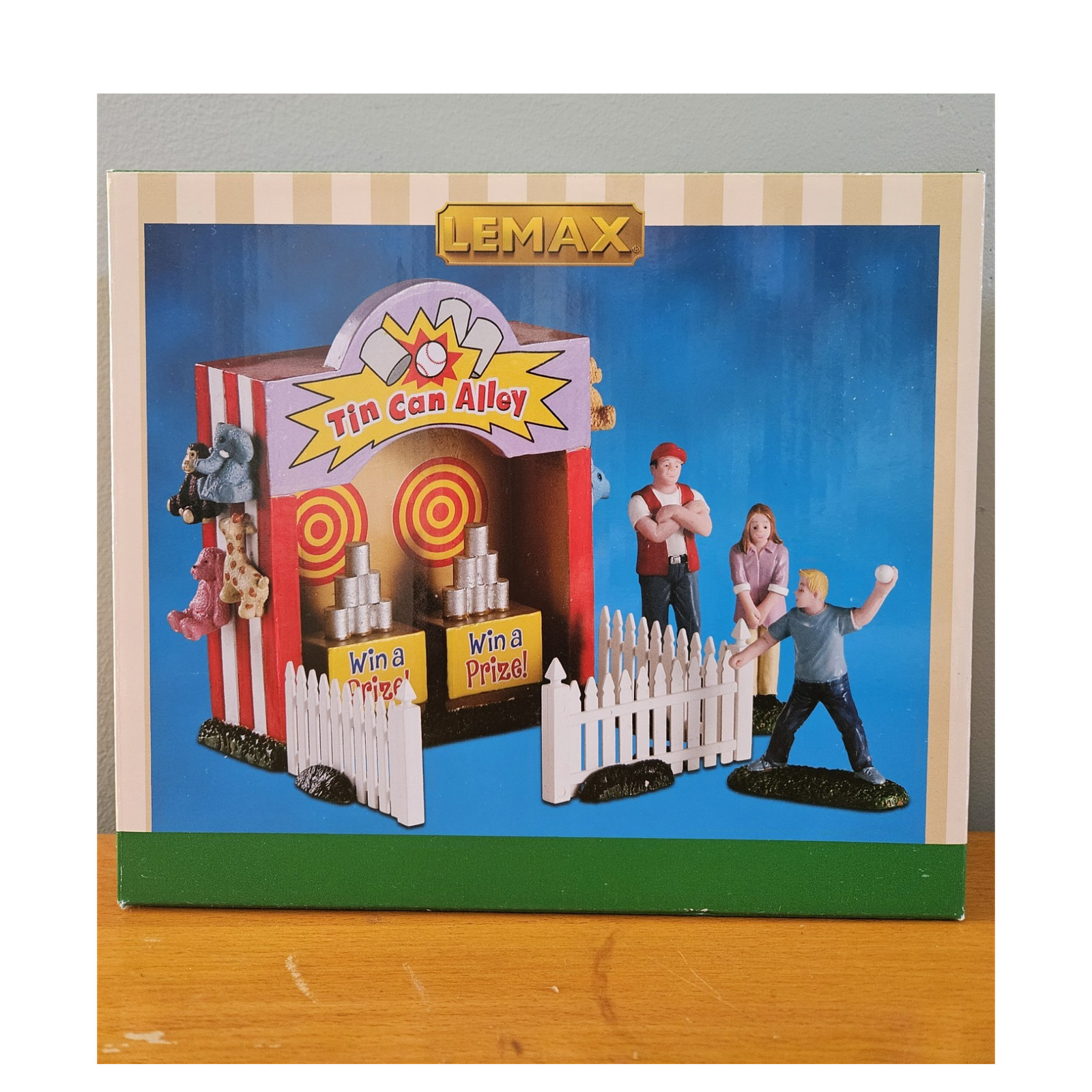 Lemax Tin Can Alley Carnival Game