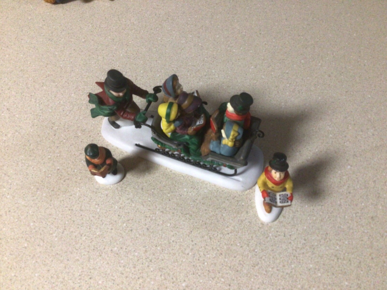Dept. 56 Dickens Village “Caroling With The Cratchit Family” 3 Piece Set