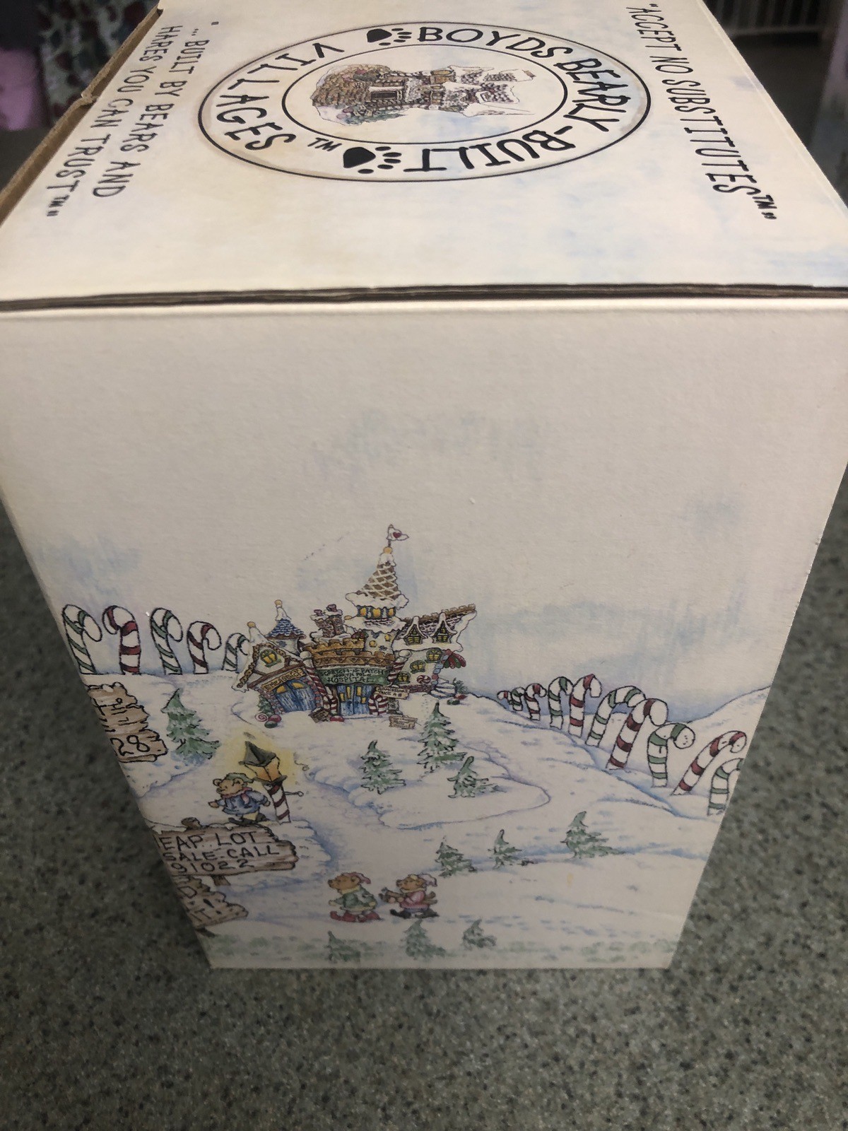 Boyds Bearly-Built Villages Elves-B-Us Workshop Christmas Village Elves 2001