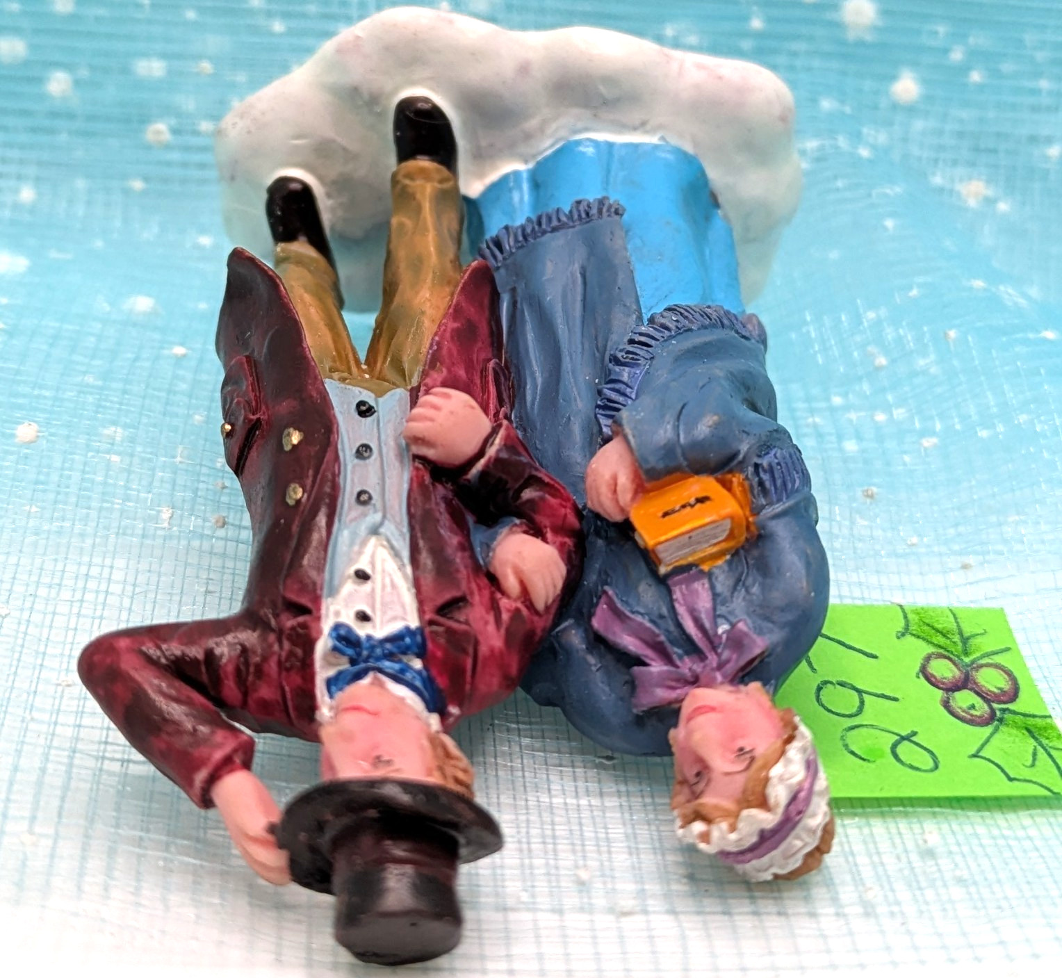 Lemax Victorian Couple Lady Gentleman Christmas Village Figurine NO BOX INV297