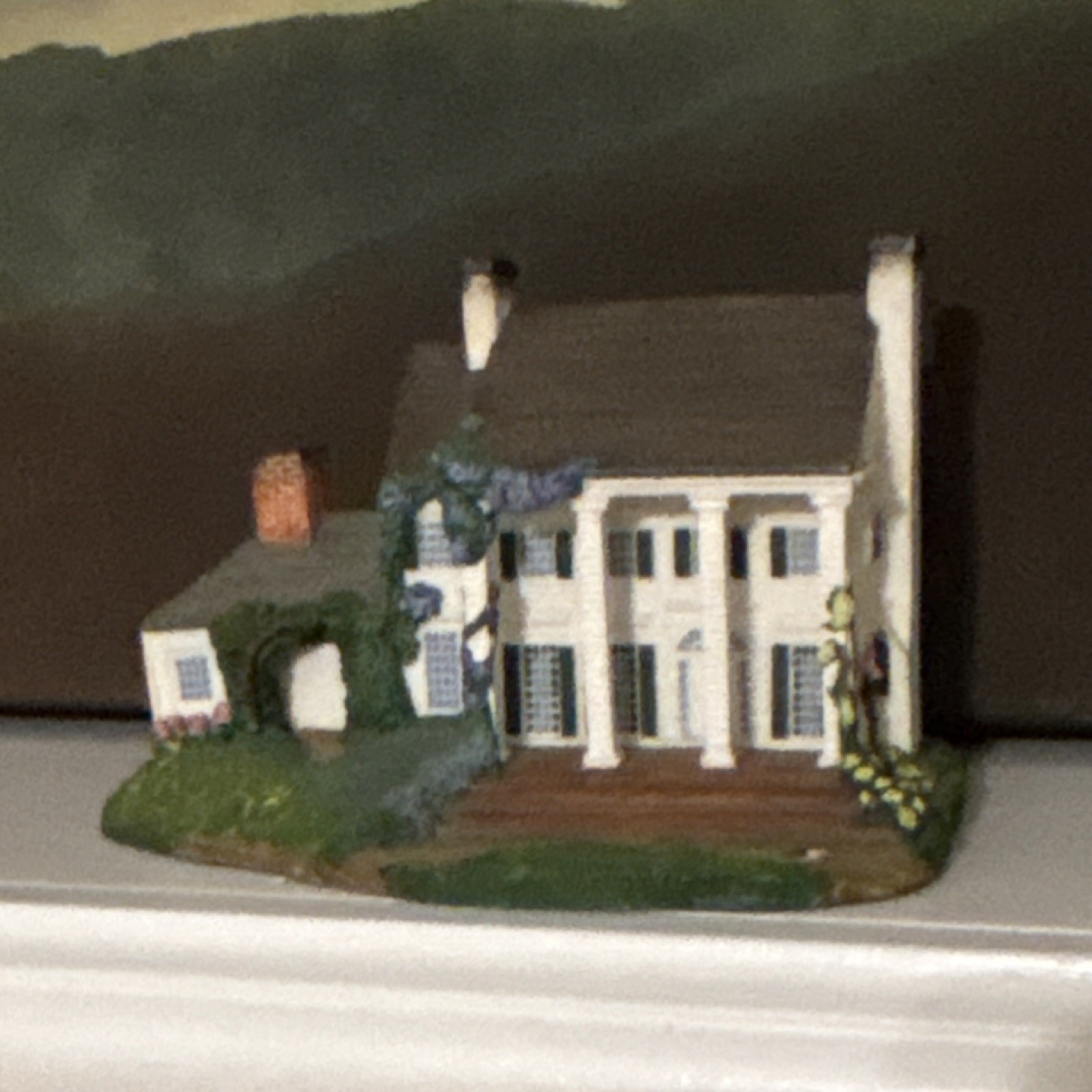 Gone With The Wind Scarlett’s Pride Resin House Signed Karl Blau 1993