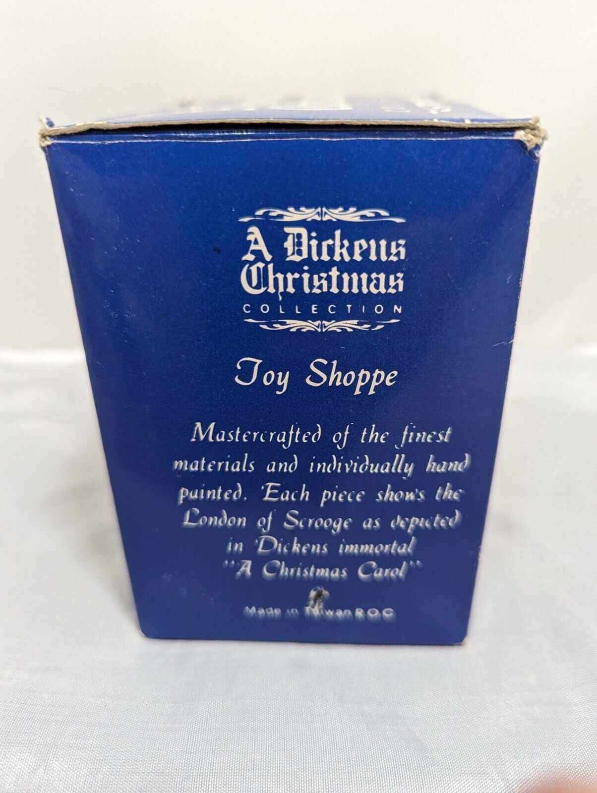A Dickens Christmas Collection Toy Shoppe 1988 RSVP Inc Cold Cast Cottage