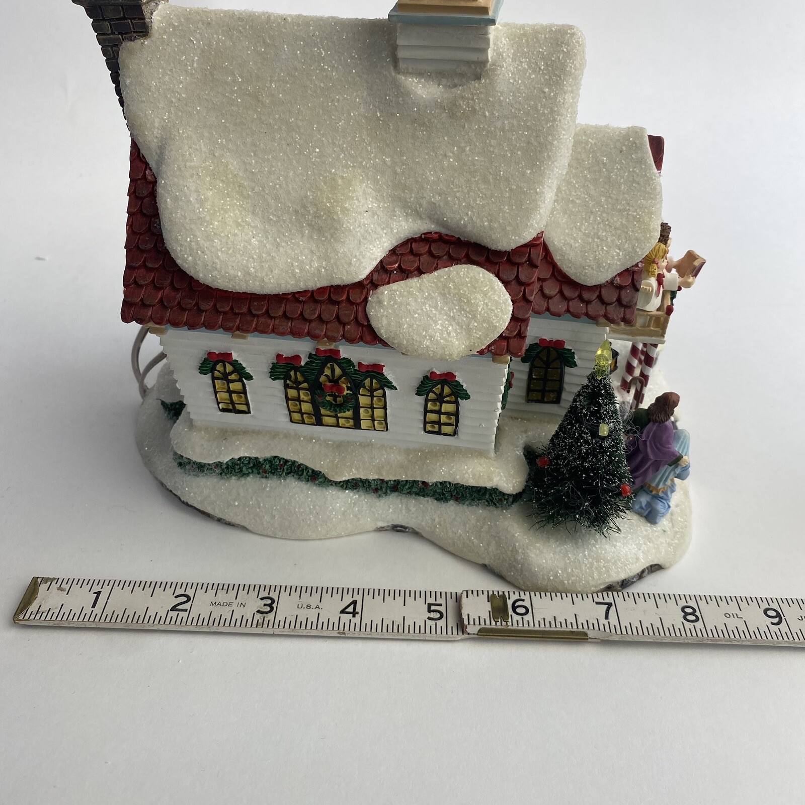 Department 56 Twas the Night Before Christmas Christmas Eve Church Village Light