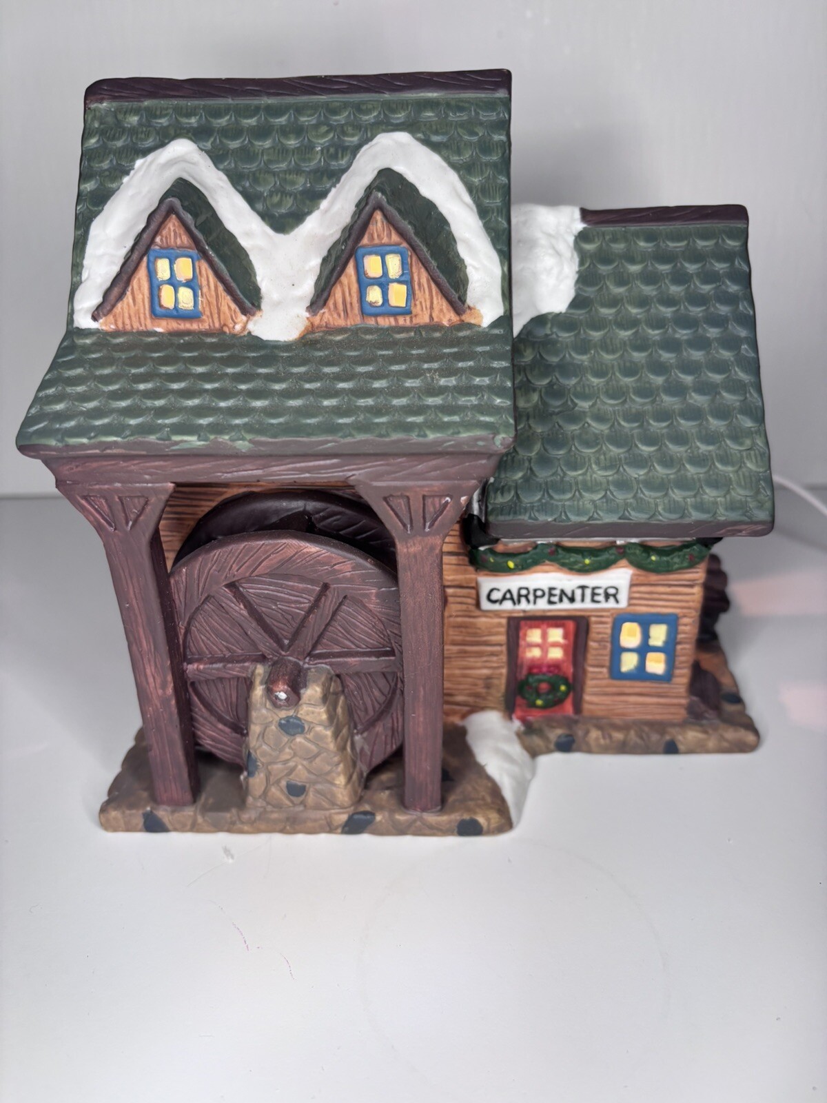 Dickens Keepsake Porcelain Lighted House Carpenter