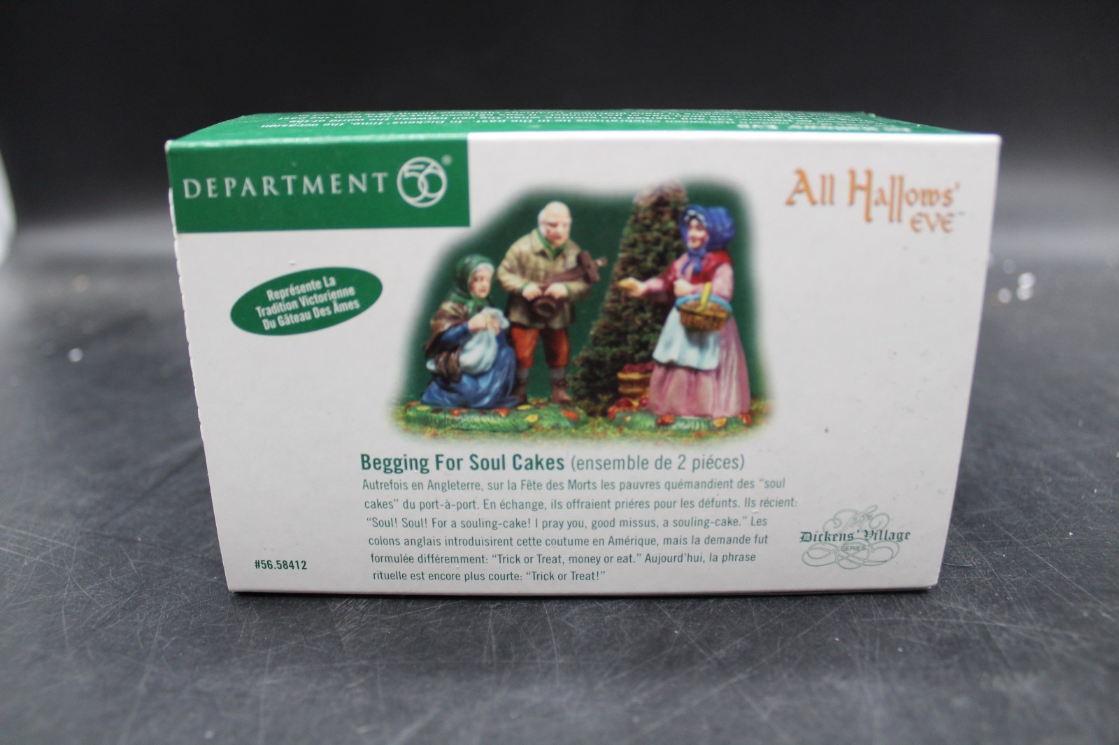 Department 56 BEGGING FOR SOUL CAKES Dickens Village All Hallows Eve #58412 2004