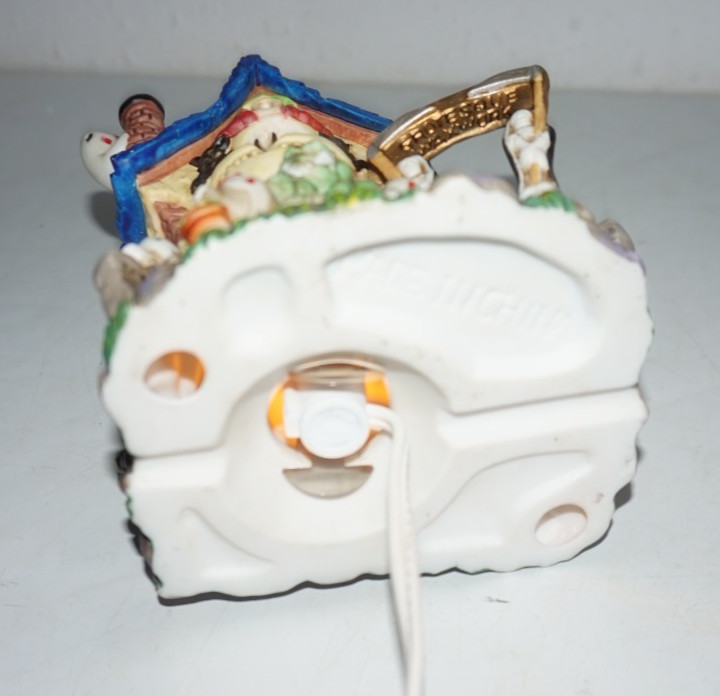 Spooky Hollow Grotesque Waxwork Porcelain Halloween House Village Light Up