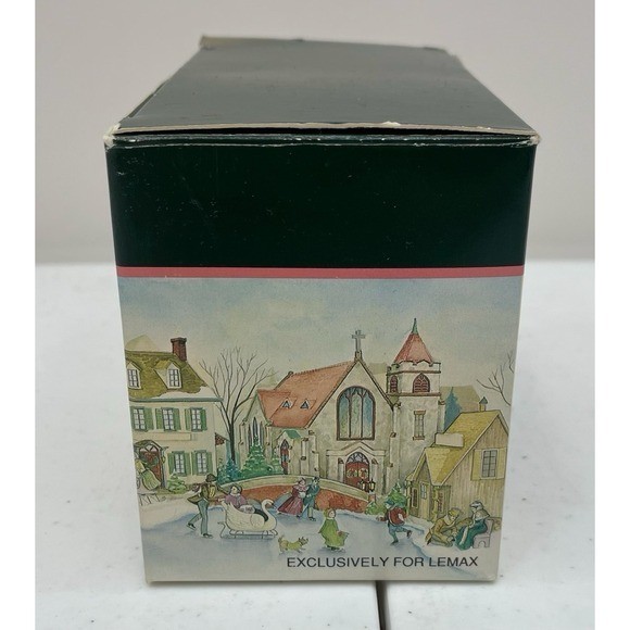 Holiday Treasures Lemax Carolling Quartet 1994 Porcelain Christmas Village Box