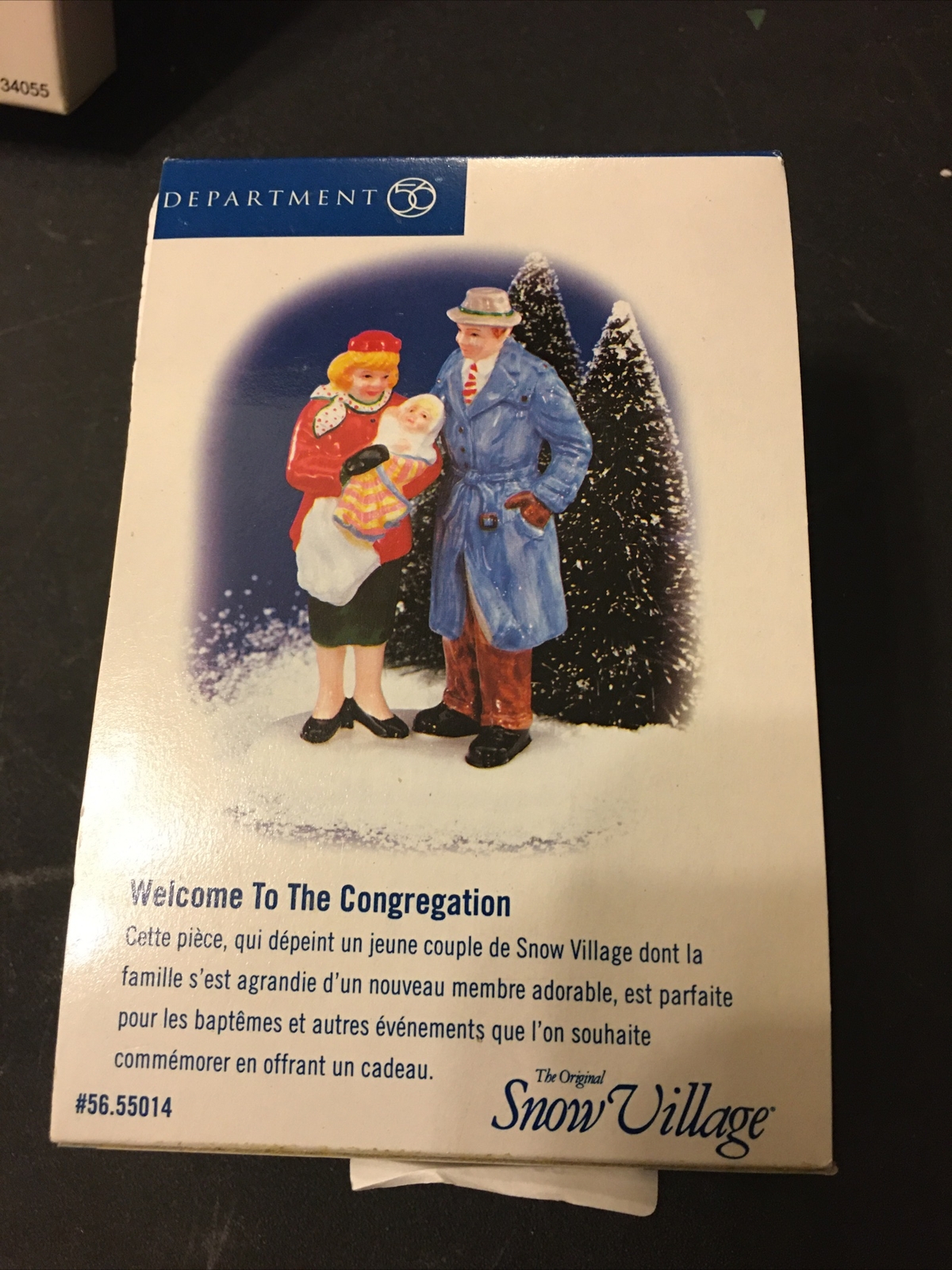 Vintage Dept. 56 Welcome to the Congregation Retired 1999 Snow Village 55014,NEW