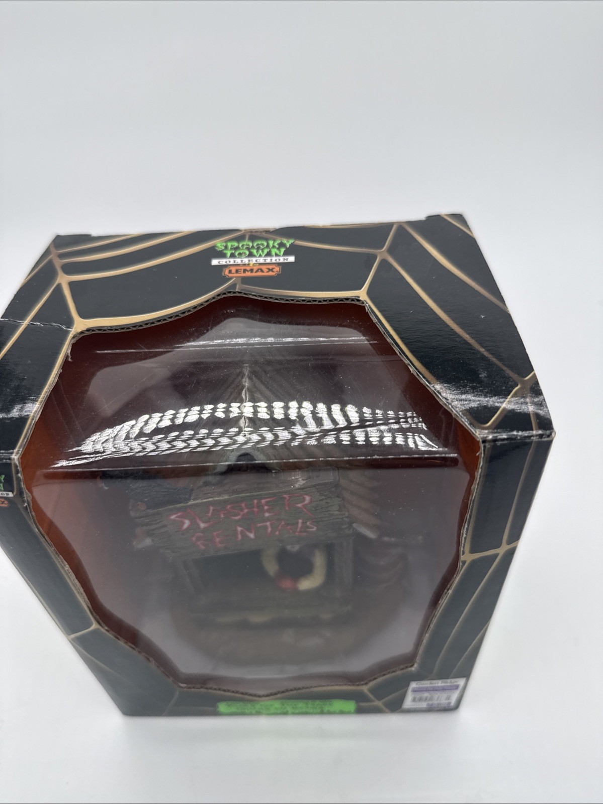 Lemax Spooky Town Tools of the Trade Slasher Rentals Figurine Halloween