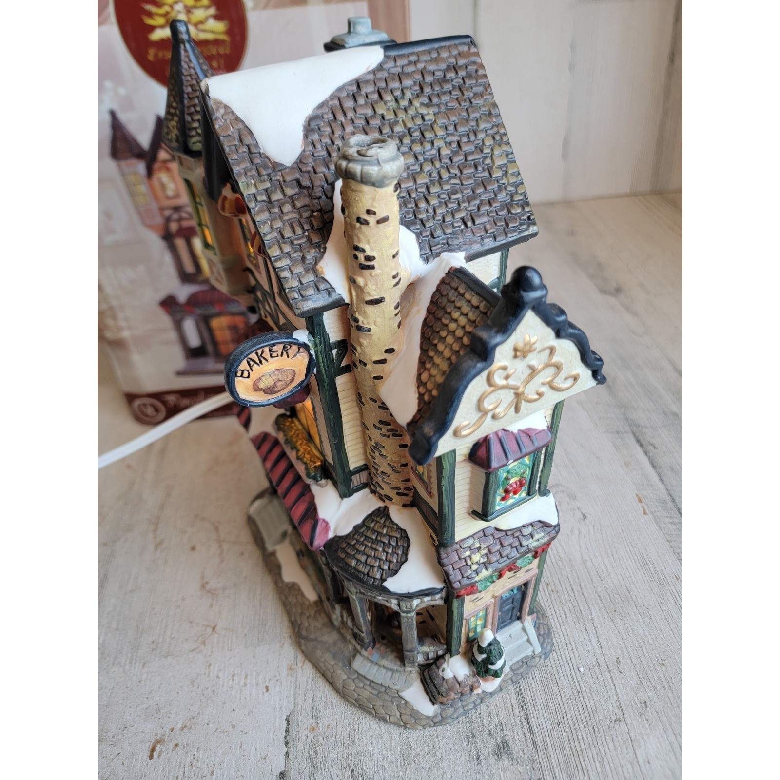 Lemax NEW vintage bakery Victorian Village accessory Xmas home decor