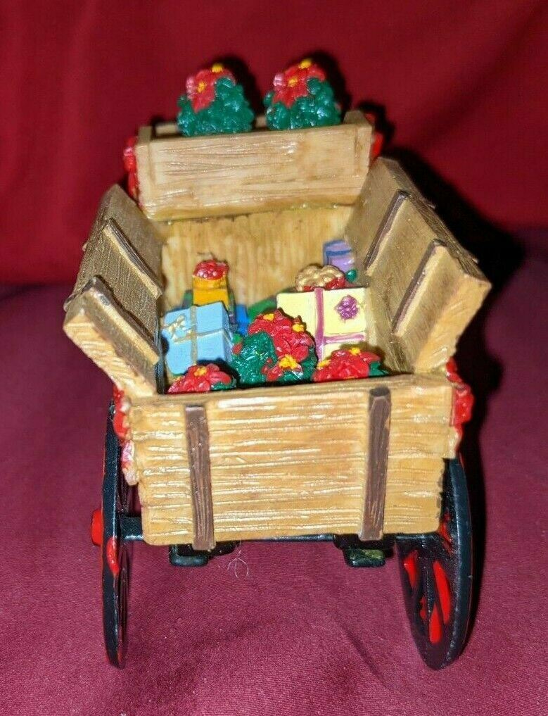 Lemax Village Decorative Buckboard Table Accent Christmas Accessory 43452 RARE