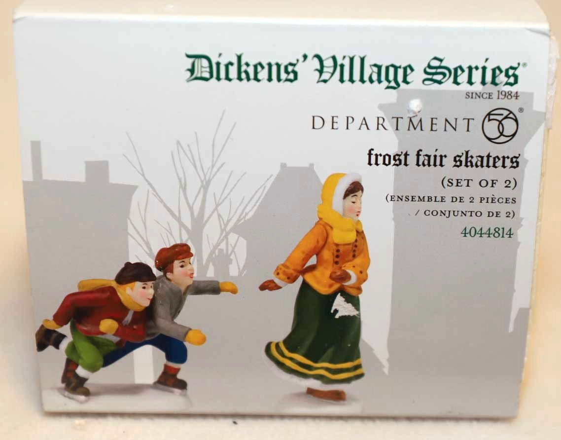 DEPT 56 FROST FAIR SKATERS DICKENS VILLAGE CHRISTMAS 4044814
