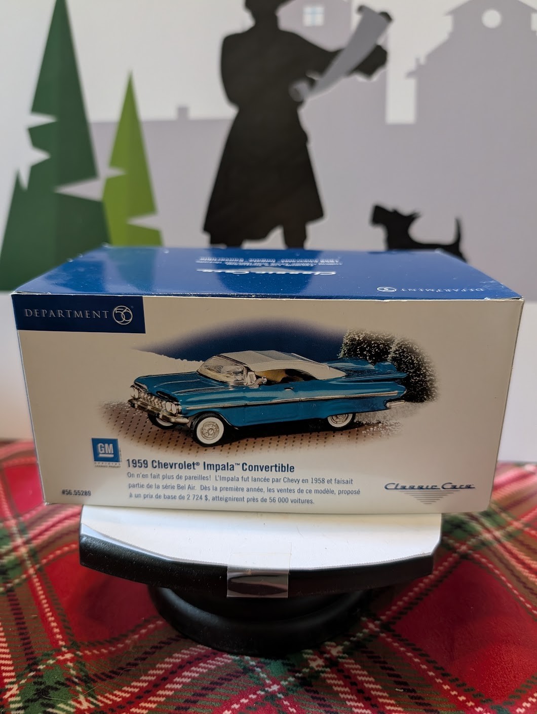 Dept 56 Snow Village – 1959 Chevrolet Impala Convertible