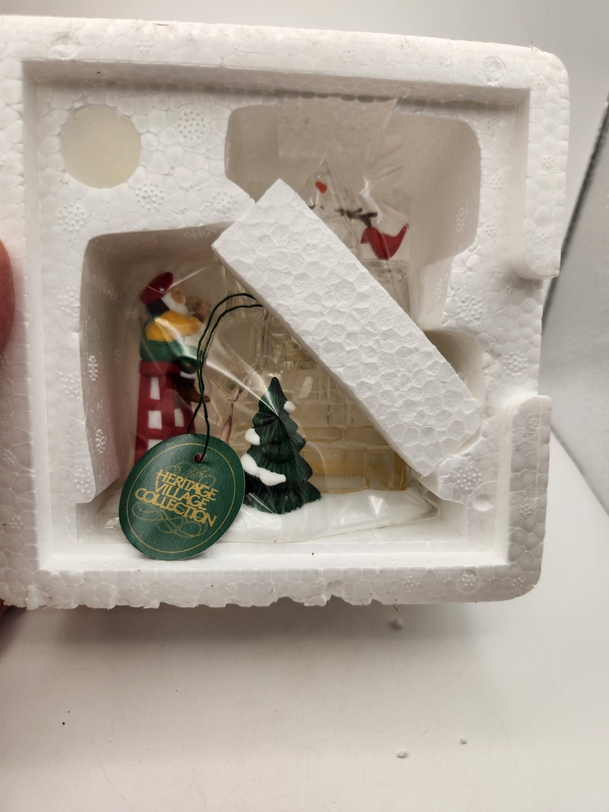 Dept 56 Heritage Village A Busy Elf North Pole Sign Ice Sculpture #56366