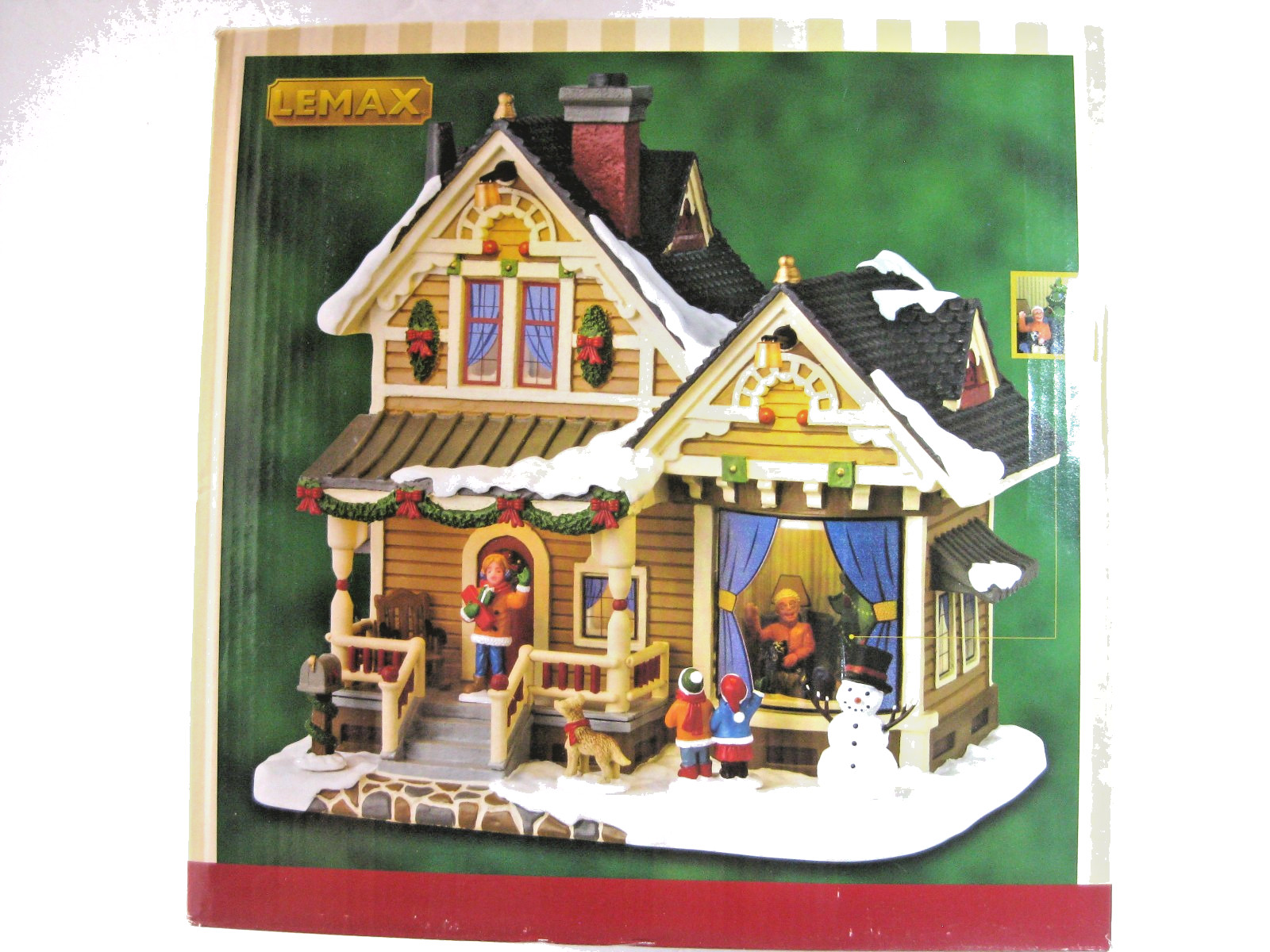 LEMAX #45221 CHRISTMAS EVE AT GRANDMA’S LED LIGHTED BUILDING NEW IN BOX