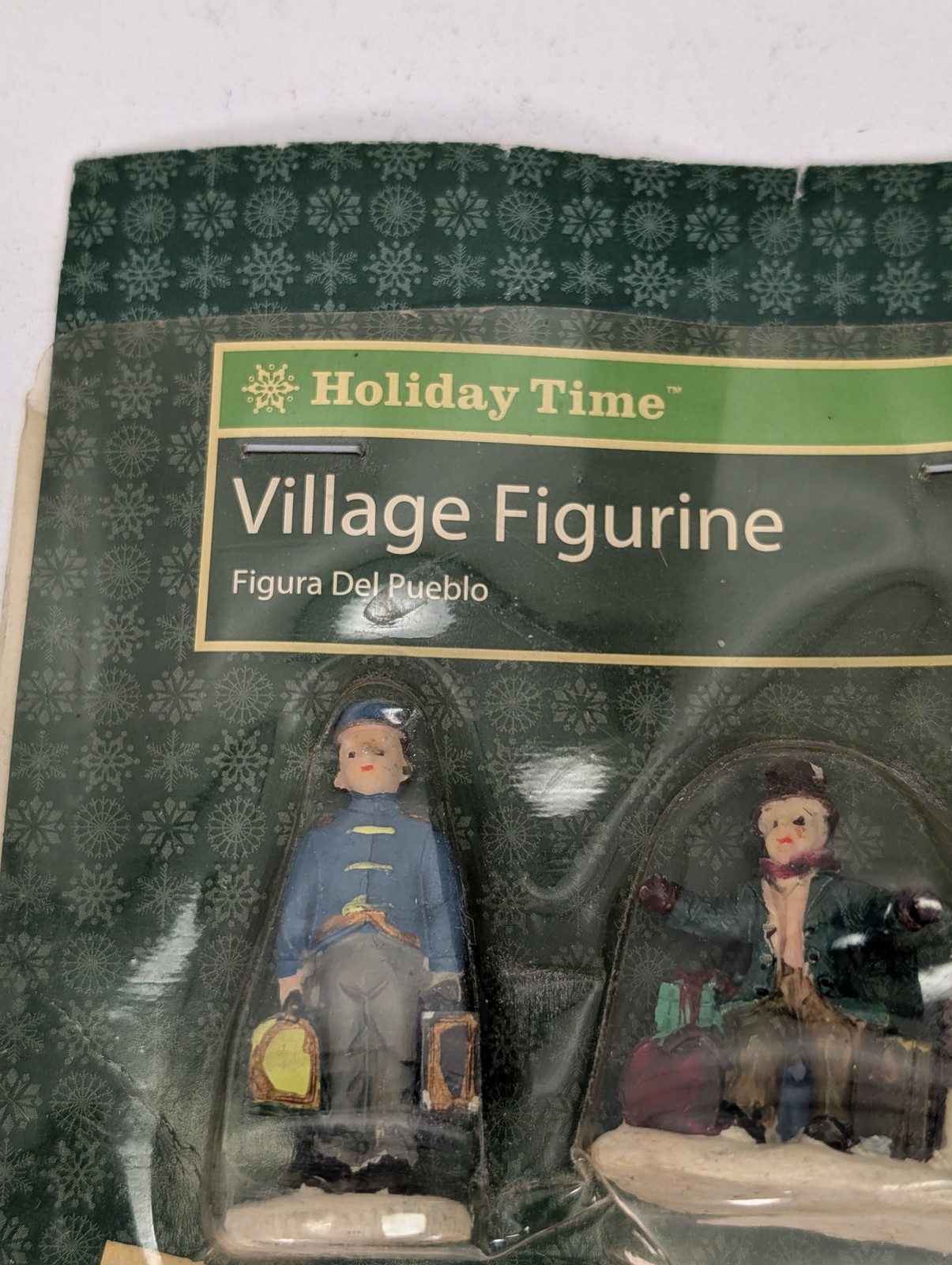 Holiday Time Village Figurine Set Christmas Decor Vintage People Display New in