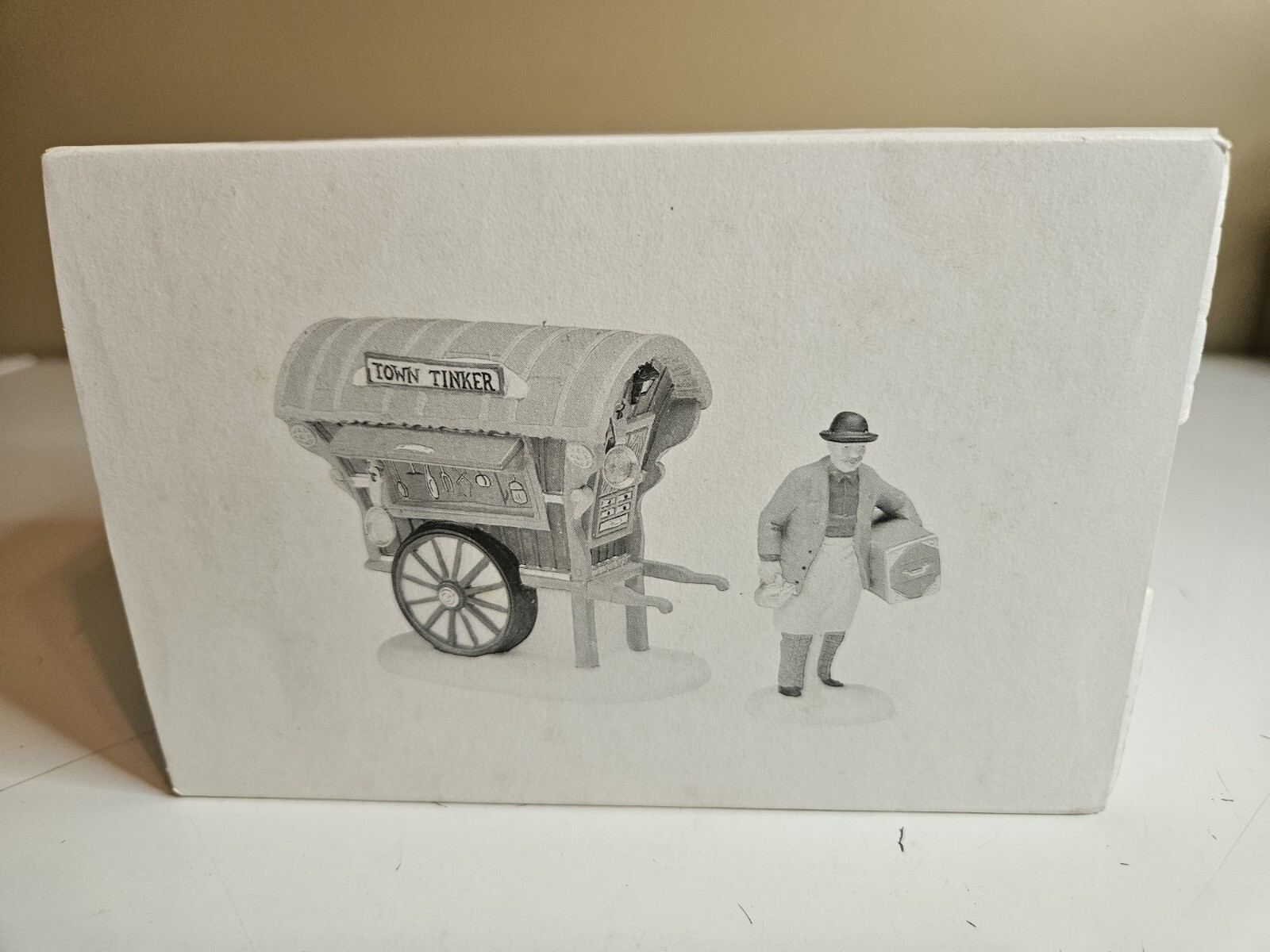 Dept 56 Heritage Village Collection Town Tinker #56464 Set of 2 Figures with Box