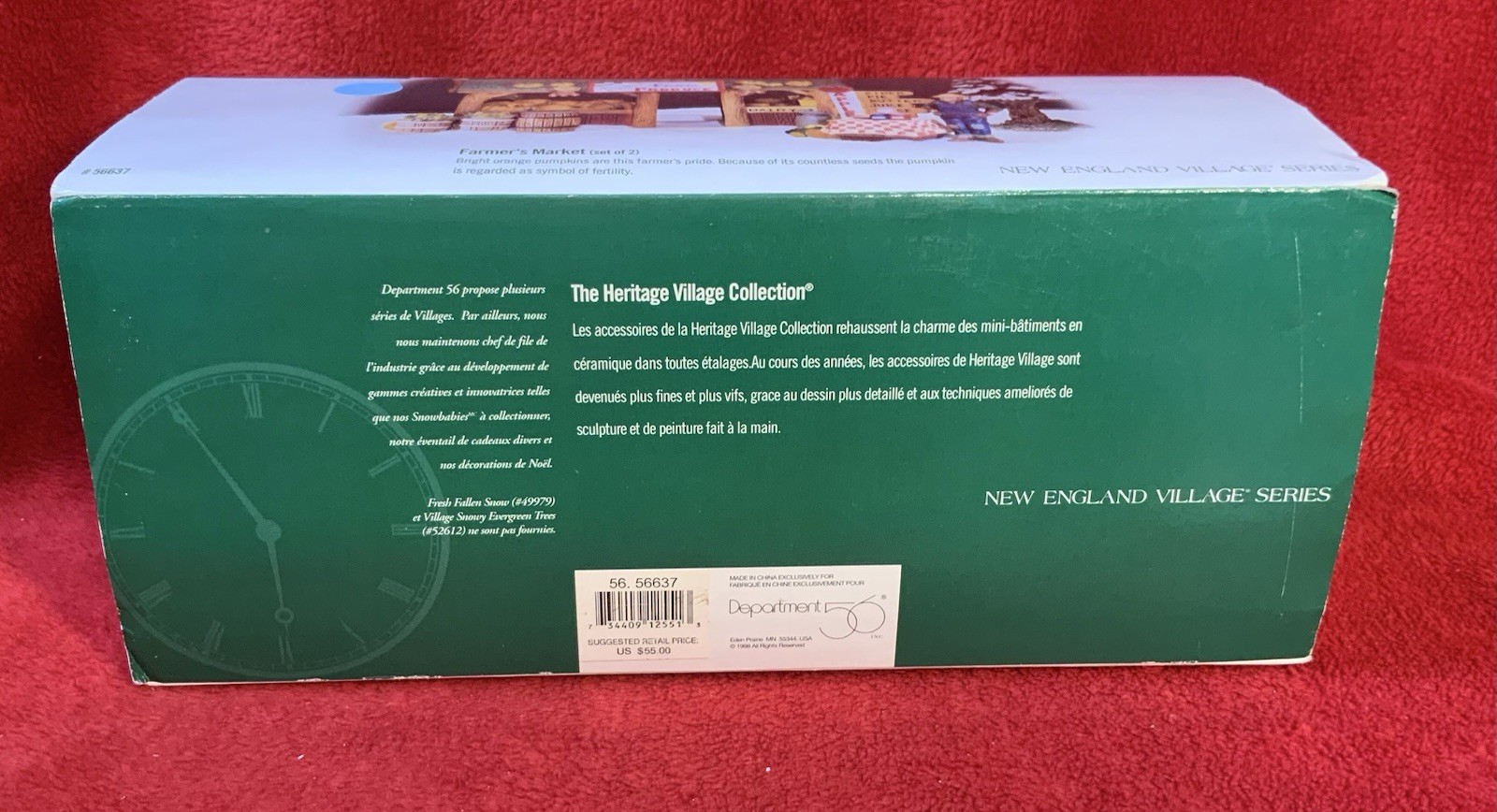 Department 56 Farmer’s Market New England Village Series #56637 …brand new