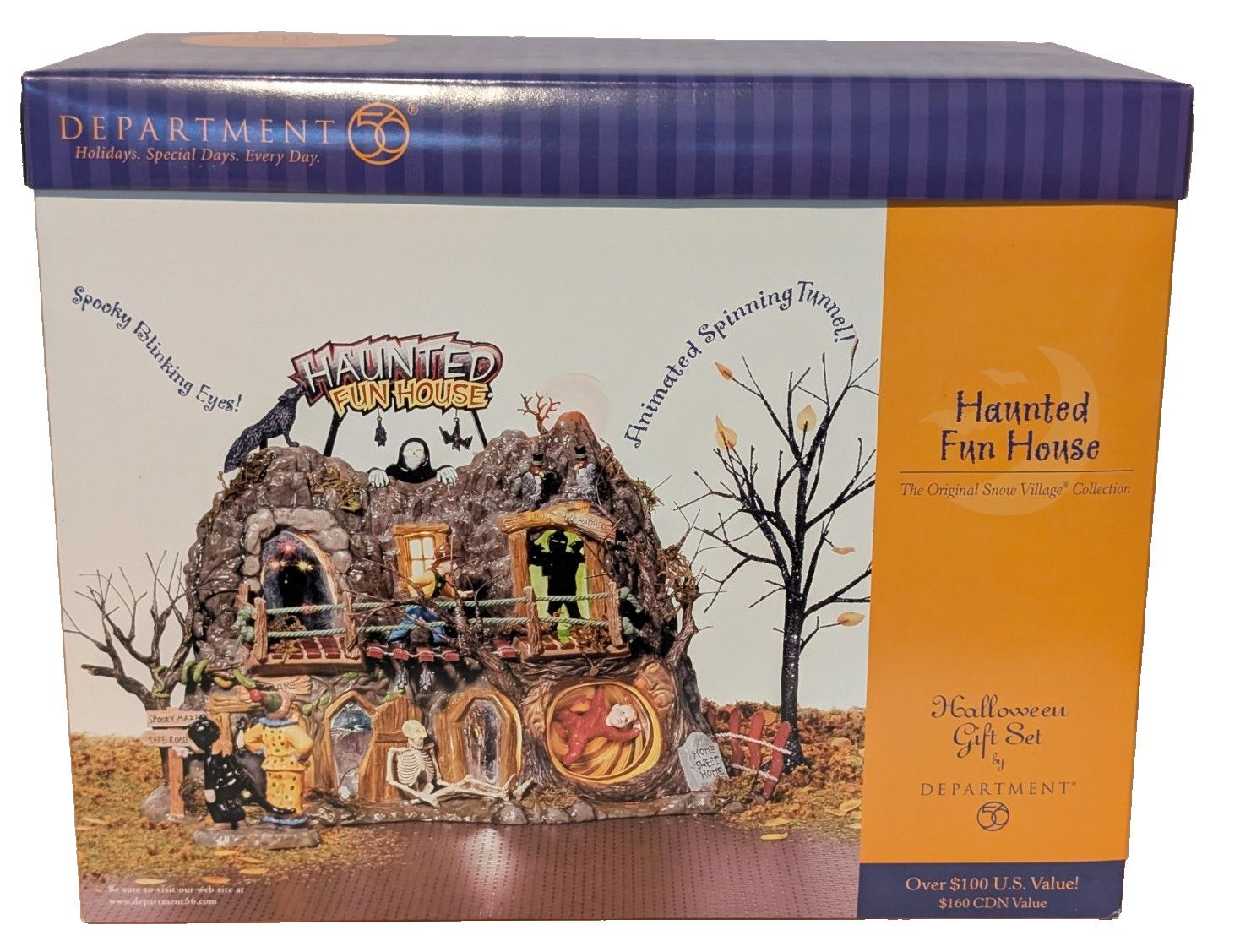 Department 56 Haunted Fun House Halloween Gift Set # 55094