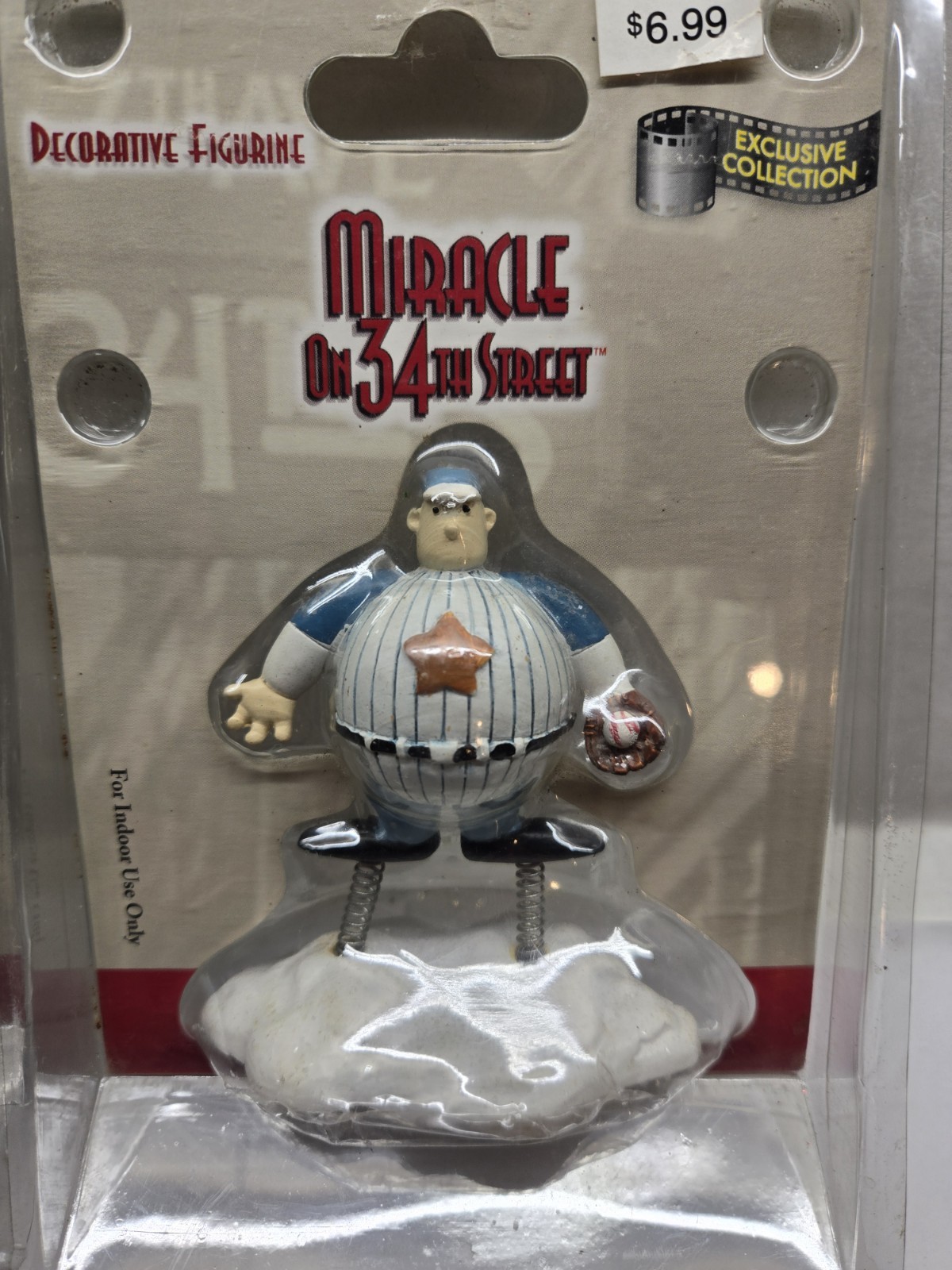 Enesco Miracle On 34th Street Pilgrim And Baseball Player Figurines