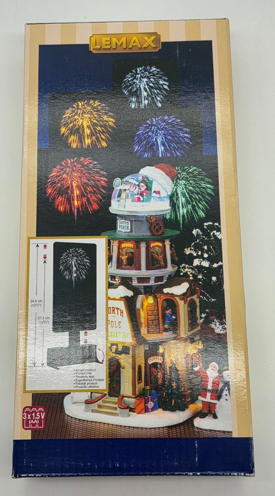 Lemax Christmas Village Simulated LED White Firework 64083 Accessory Retired