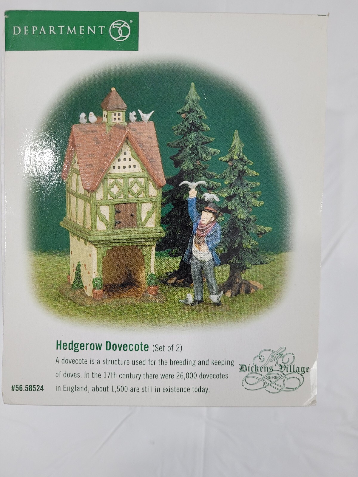 Dept. 56 DickensVillage Hedgerow Dovecote 2 Piece Figure 56.58524